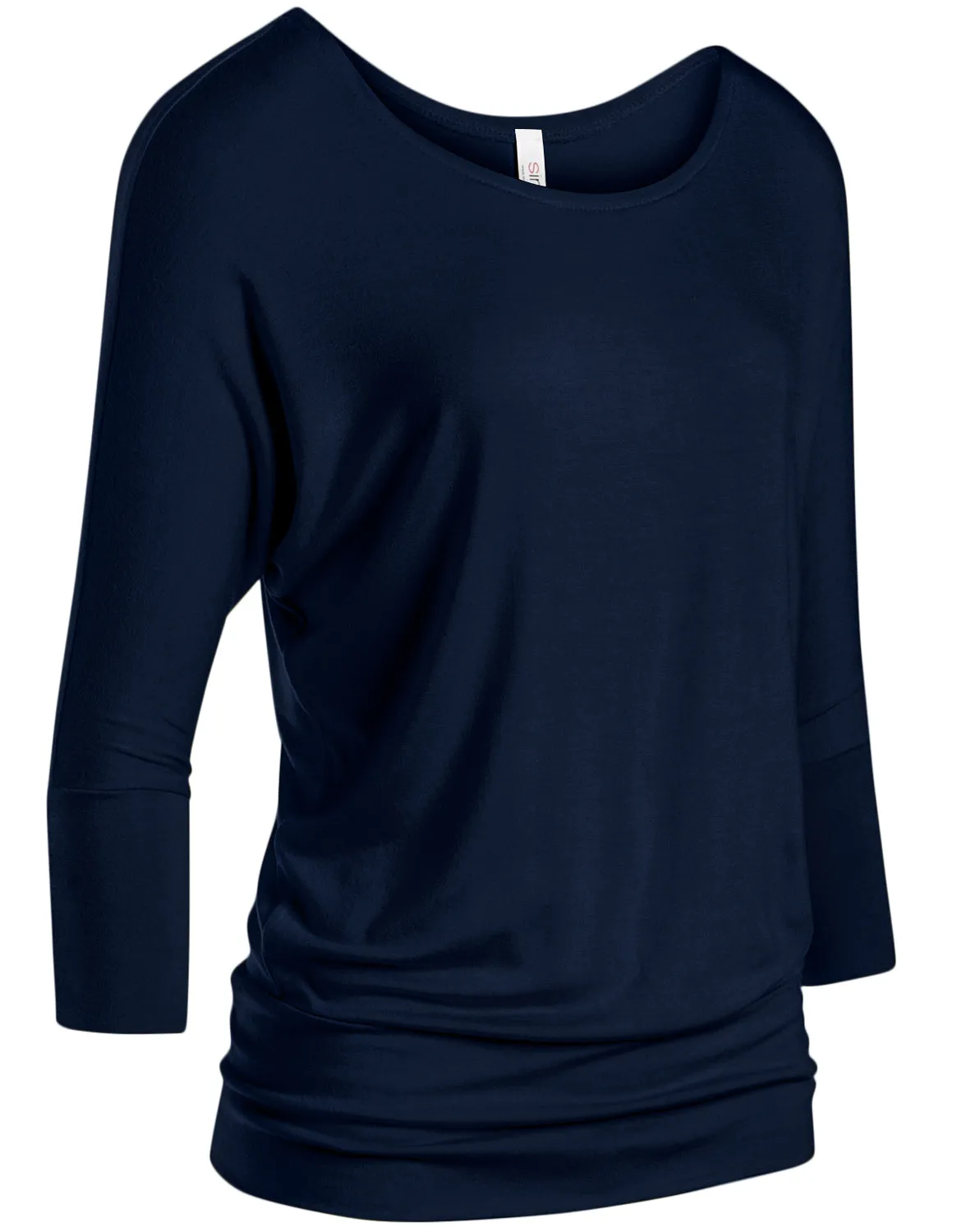 Dazzling Dolman Drape Sleeve Printed Top