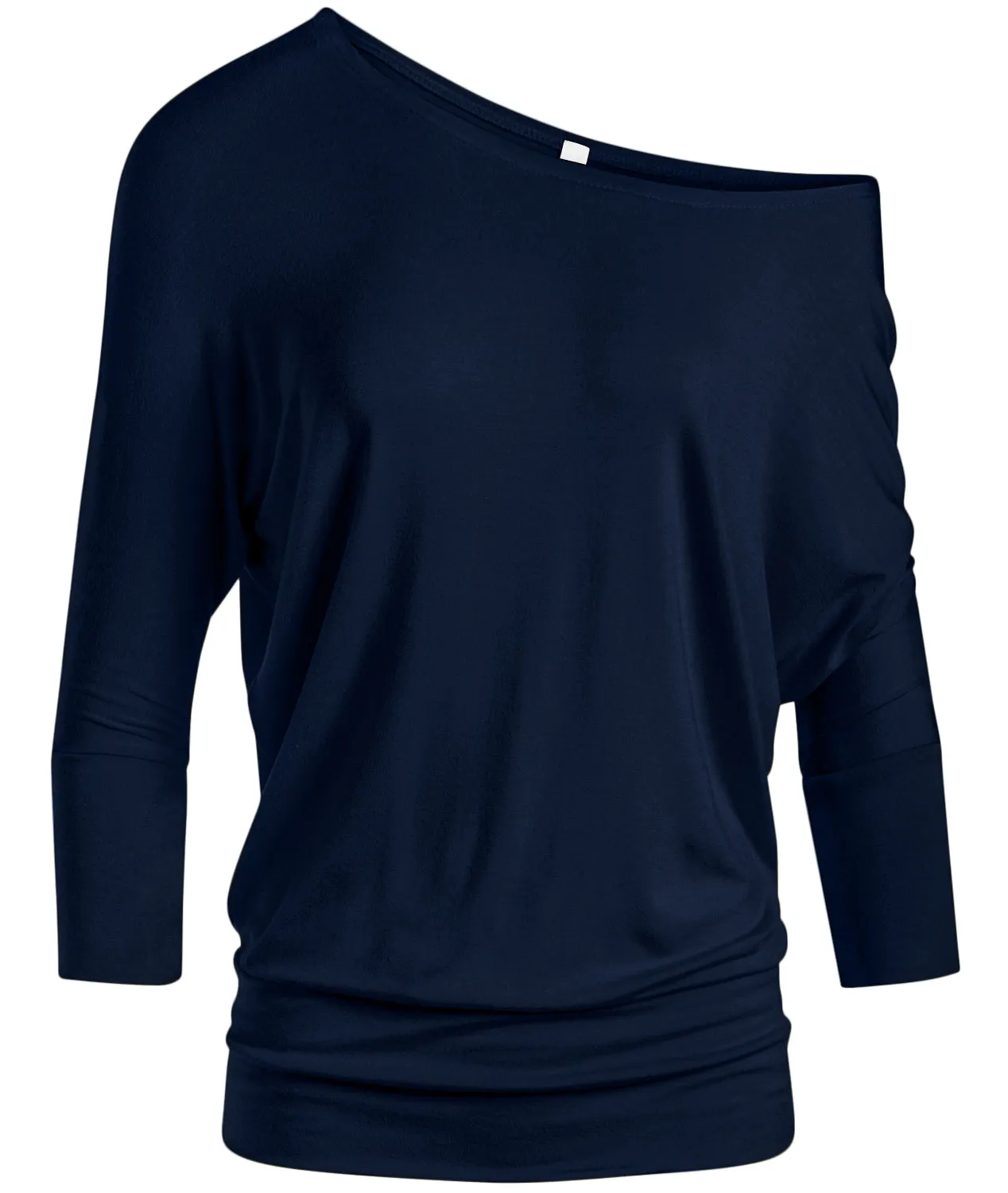 Dazzling Dolman Drape Sleeve Printed Top