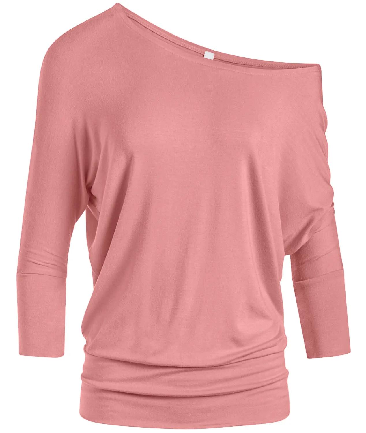 Dazzling Dolman Drape Sleeve Printed Top