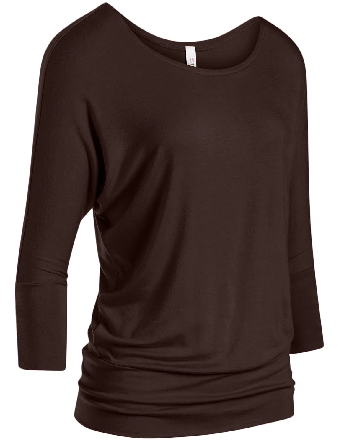 Dazzling Dolman Drape Sleeve Printed Top