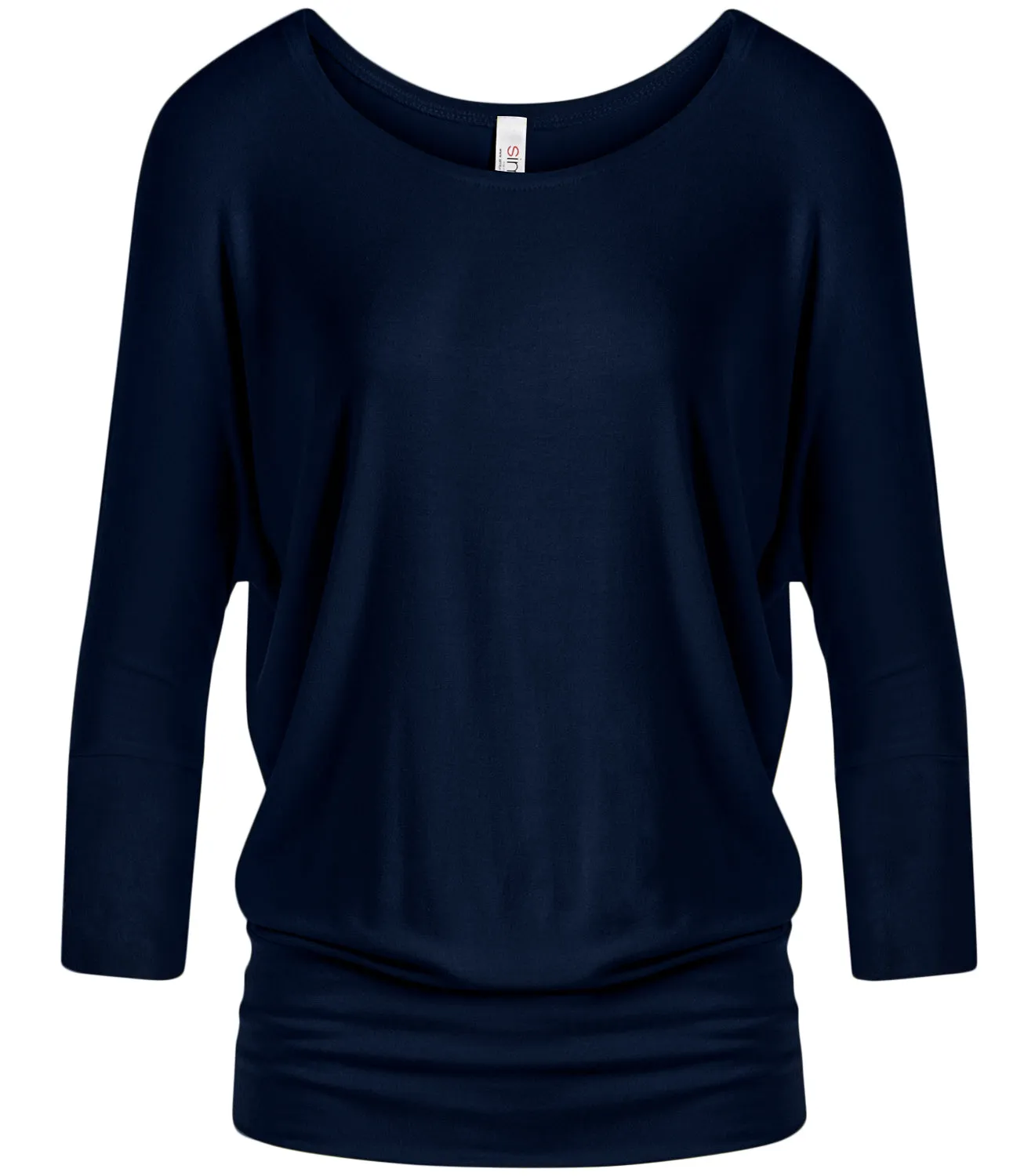 Dazzling Dolman Drape Sleeve Printed Top