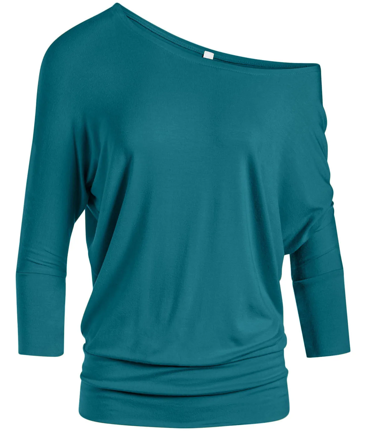 Dazzling Dolman Drape Sleeve Printed Top