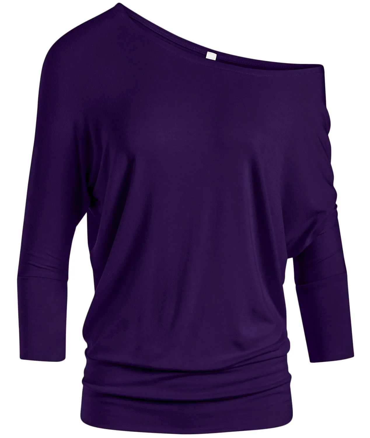 Dazzling Dolman Drape Sleeve Printed Top