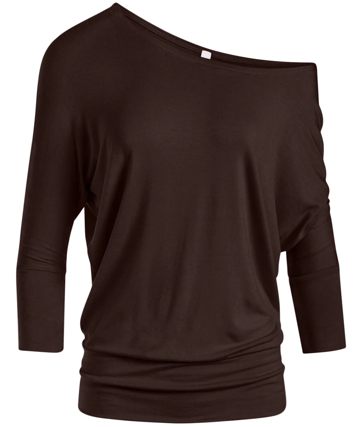 Dazzling Dolman Drape Sleeve Printed Top