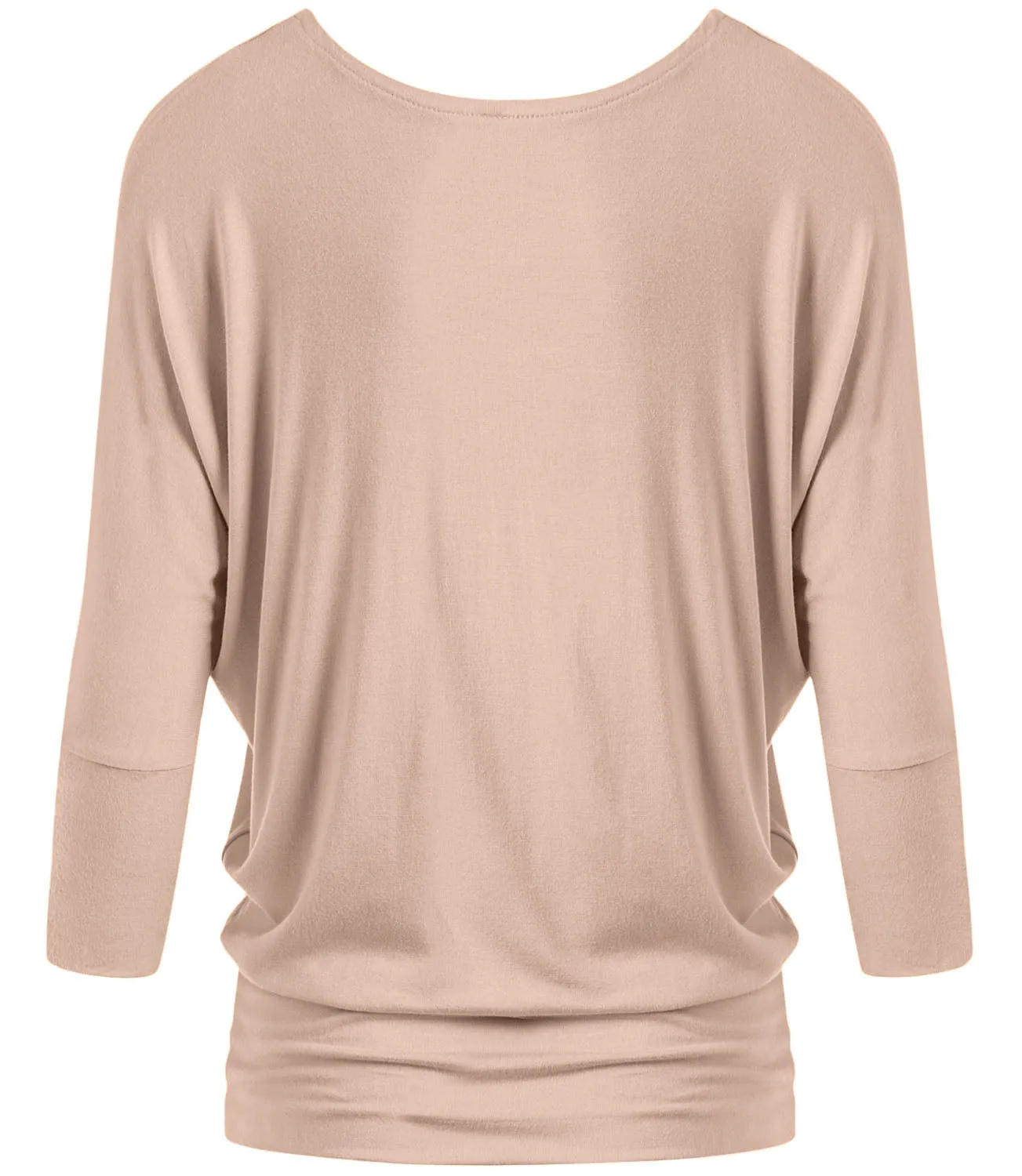 Dazzling Dolman Drape Sleeve Printed Top