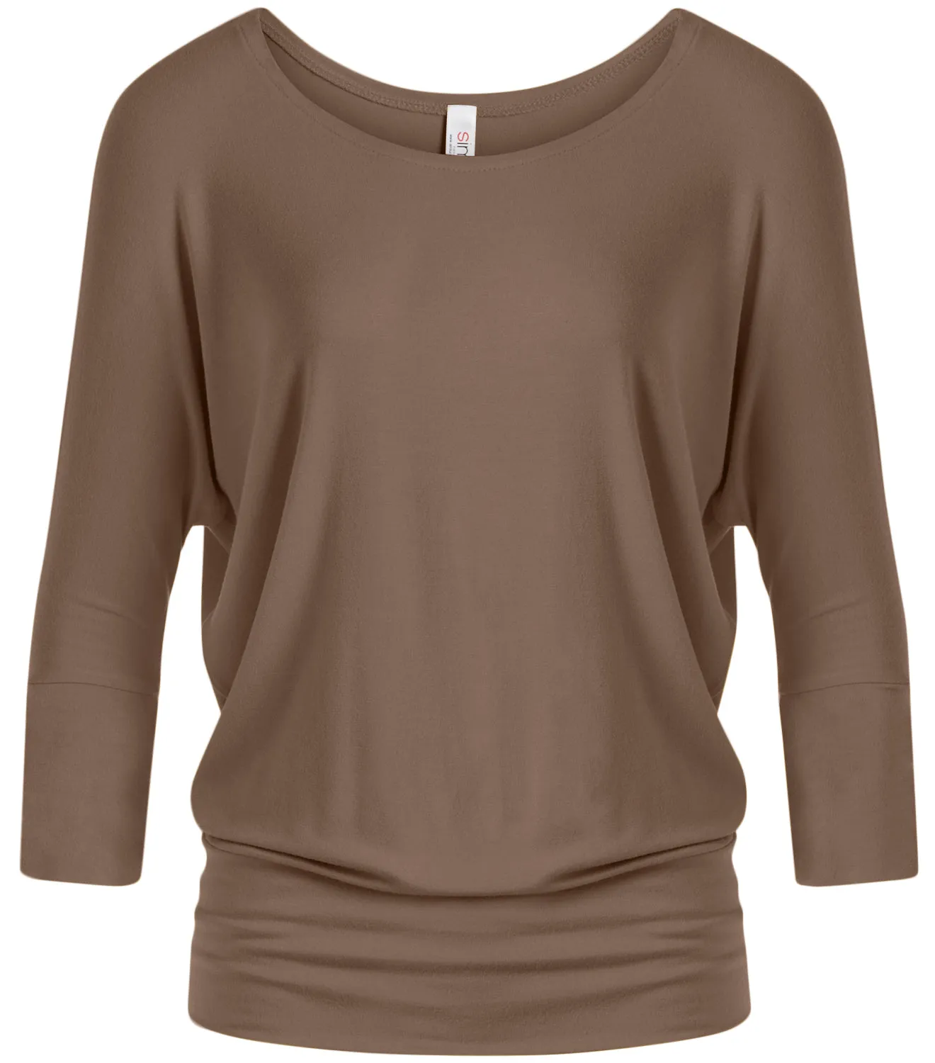 Dazzling Dolman Drape Sleeve Printed Top