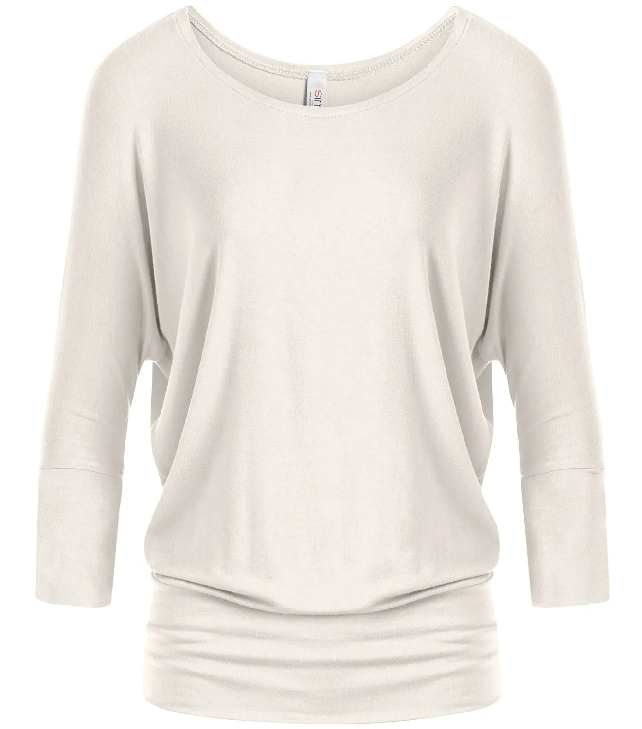 Dazzling Dolman Drape Sleeve Printed Top