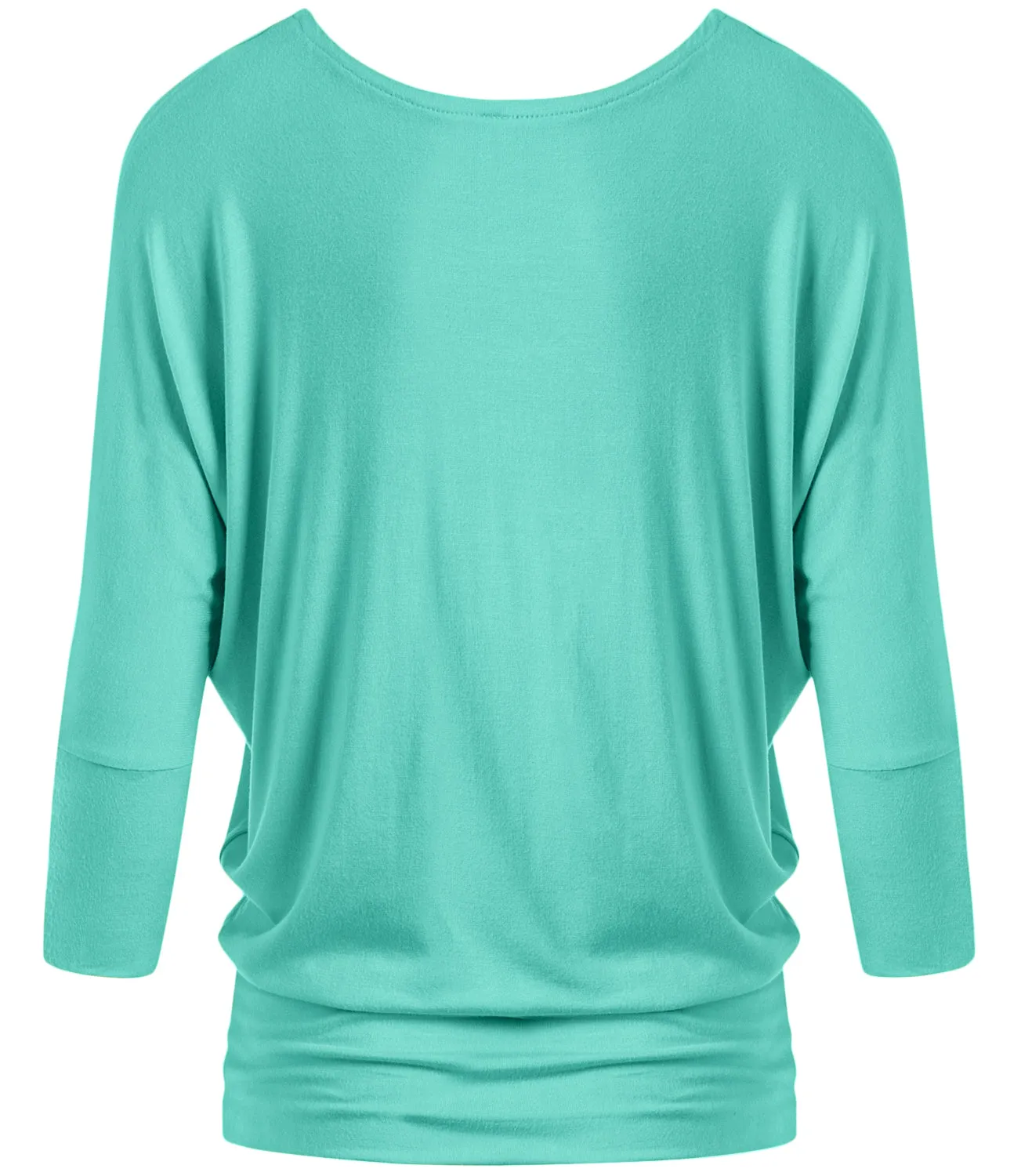 Dazzling Dolman Drape Sleeve Printed Top