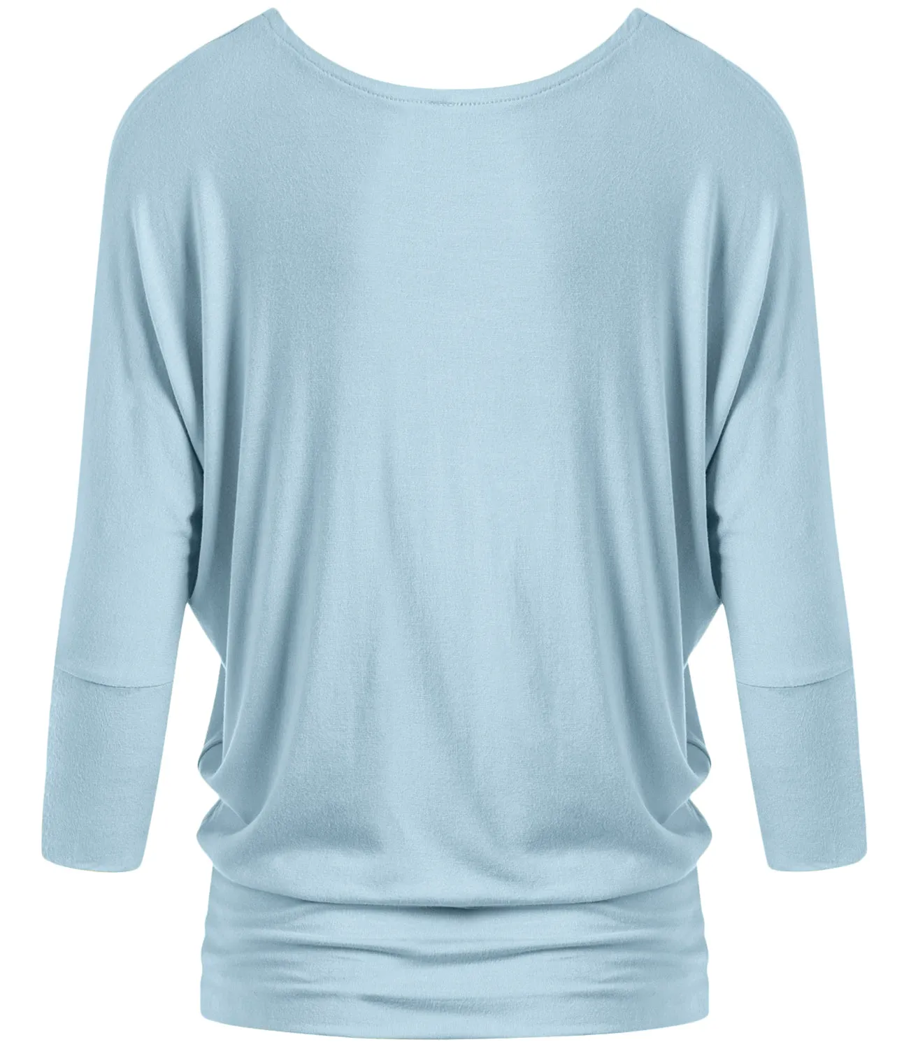 Dazzling Dolman Drape Sleeve Printed Top