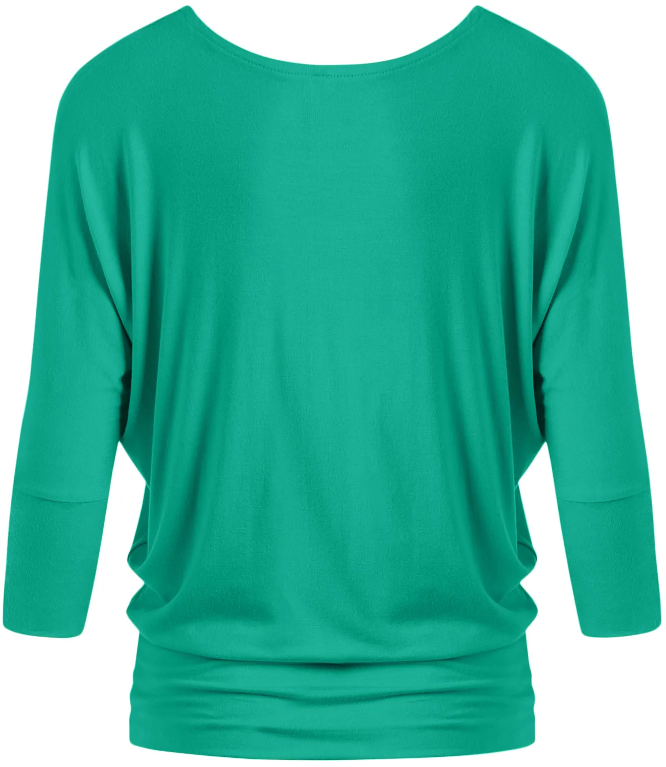 Dazzling Dolman Drape Sleeve Printed Top