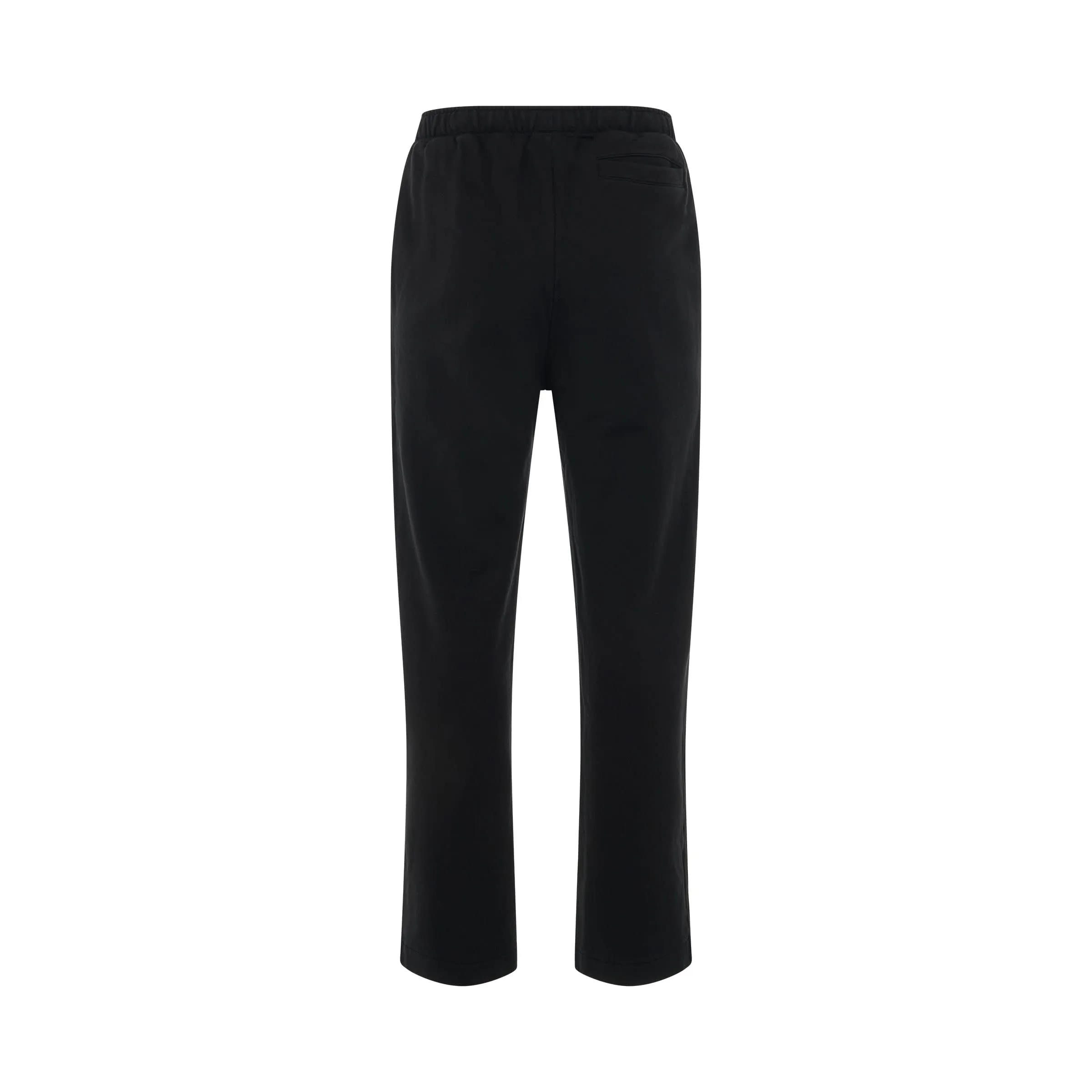 Embroidered Logo Slim Sweatpant in Black