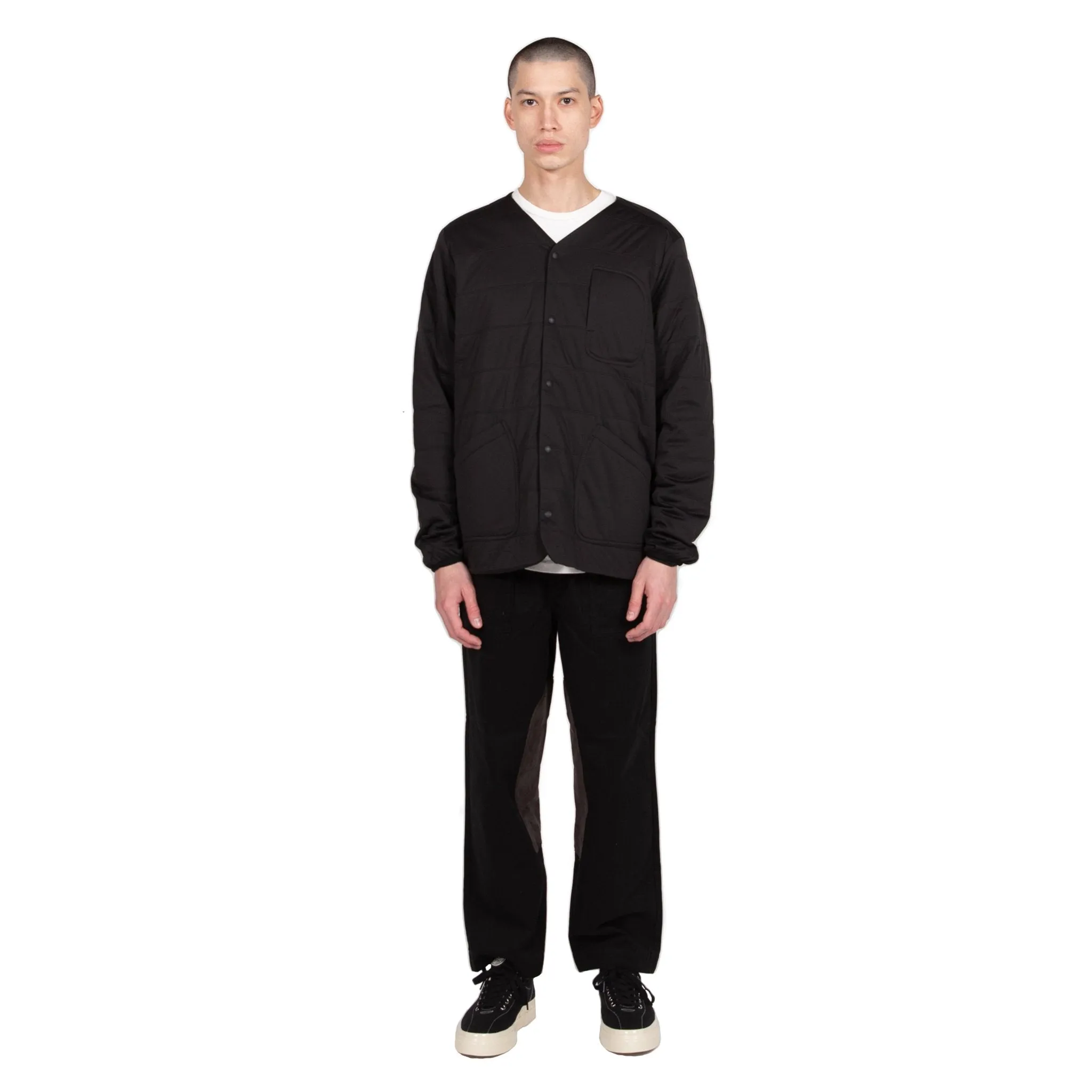 Flexible Insulated Cardigan - Black