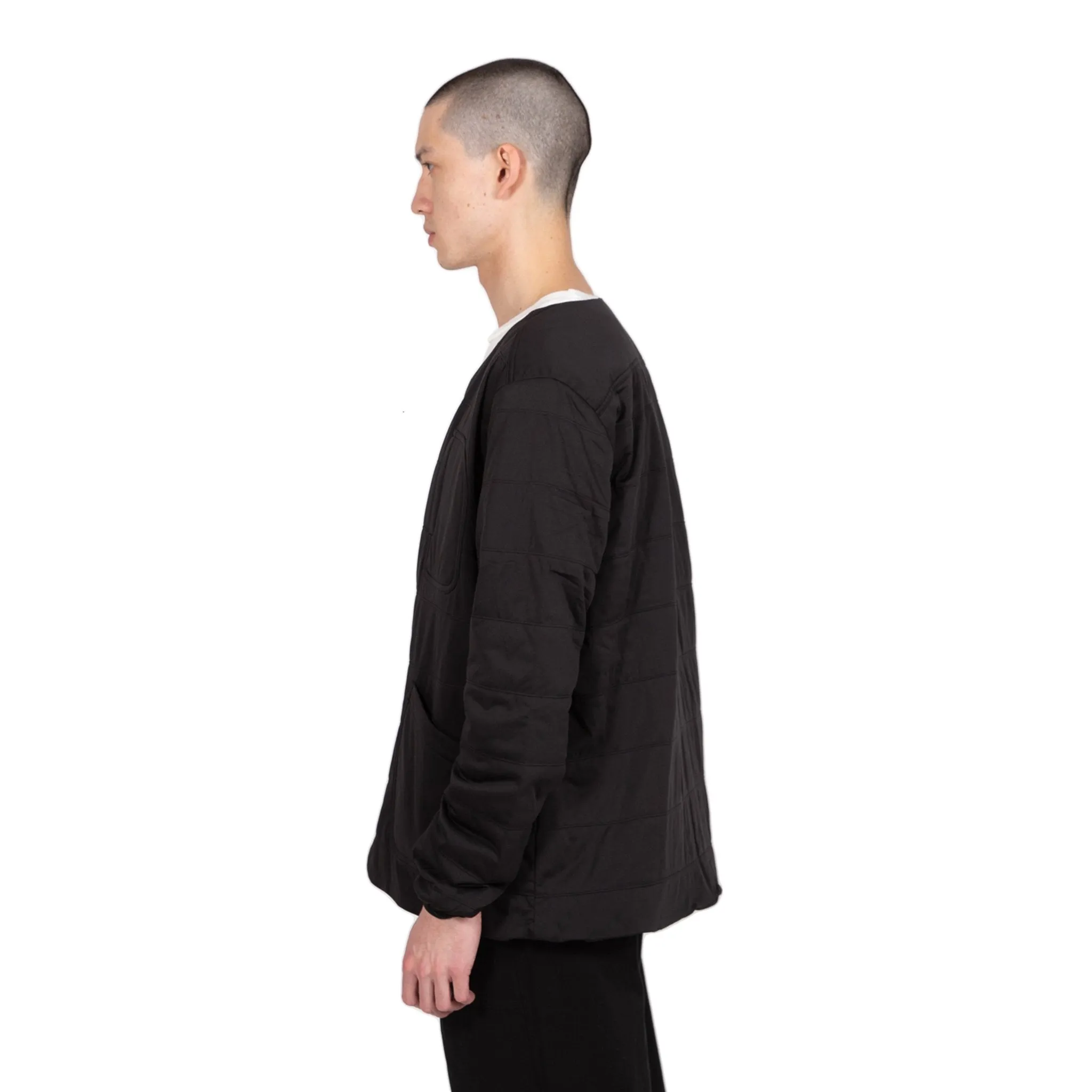 Flexible Insulated Cardigan - Black