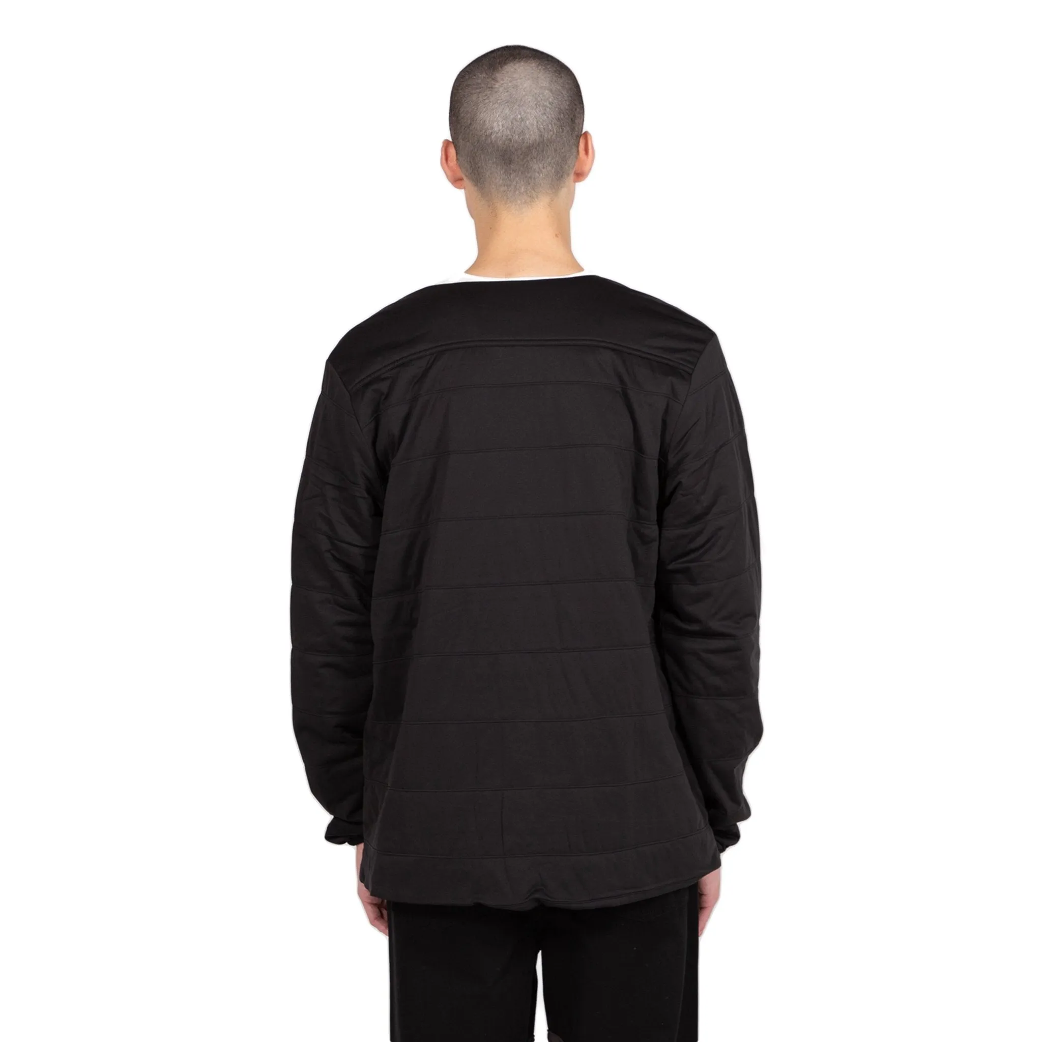 Flexible Insulated Cardigan - Black