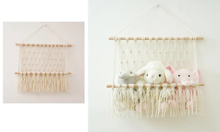 Hand-Woven Cotton Rope Storage