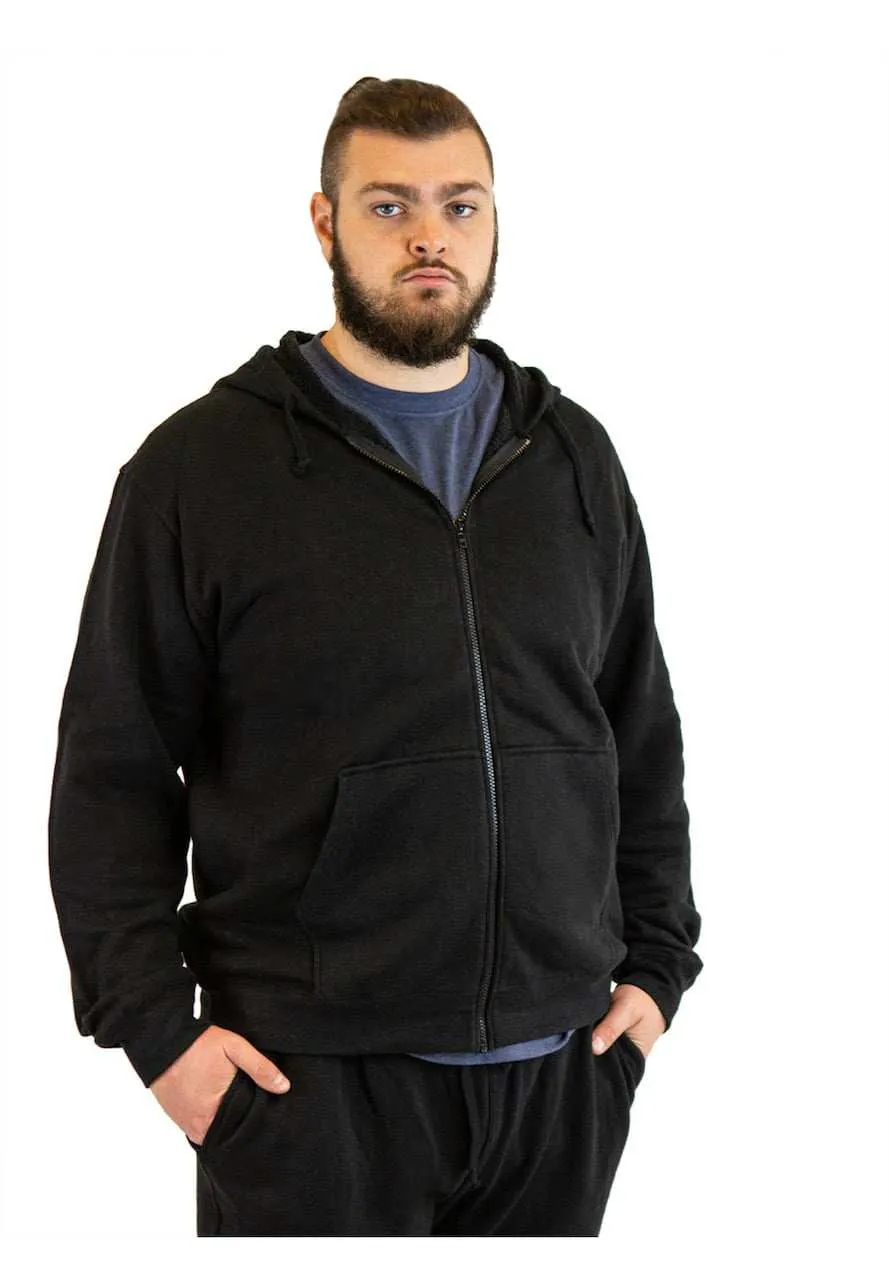 Hemp Hoodie - Organic Cotton and Hemp Fleece Zip Sweatshirt