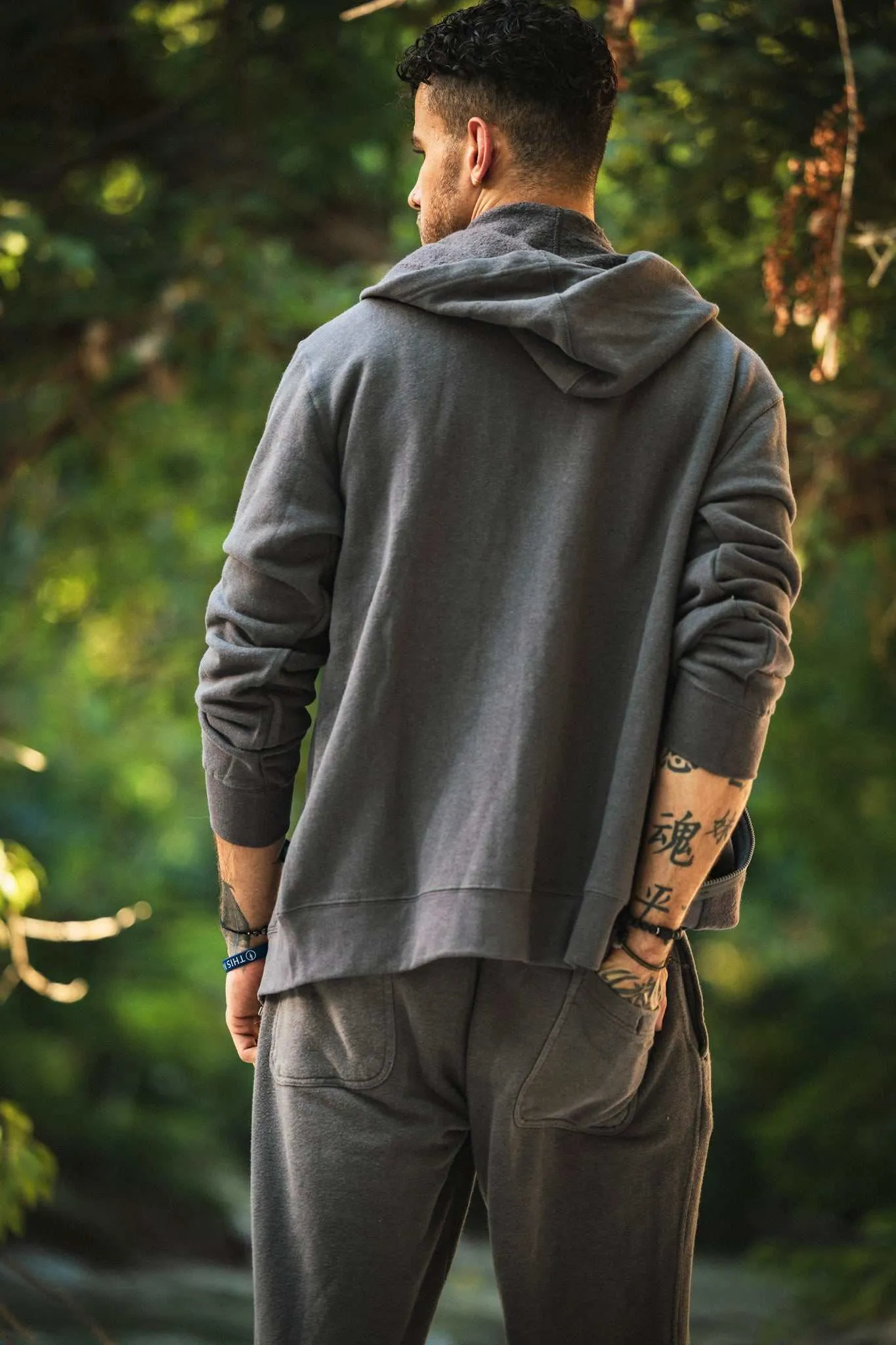 Hemp Hoodie - Organic Cotton and Hemp Fleece Zip Sweatshirt