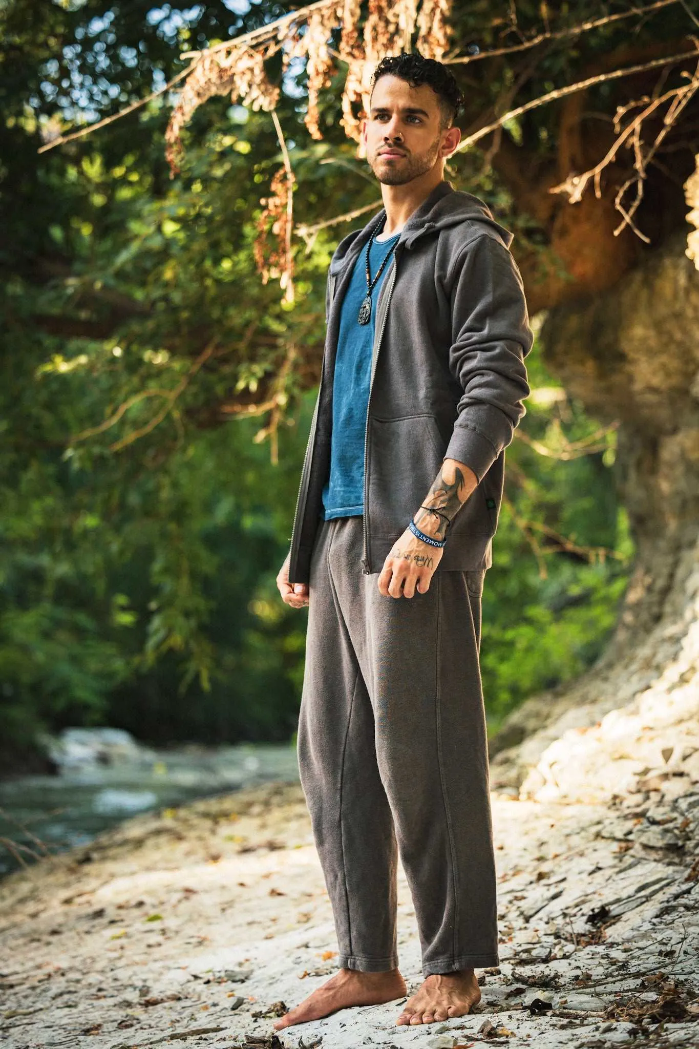 Hemp Hoodie - Organic Cotton and Hemp Fleece Zip Sweatshirt