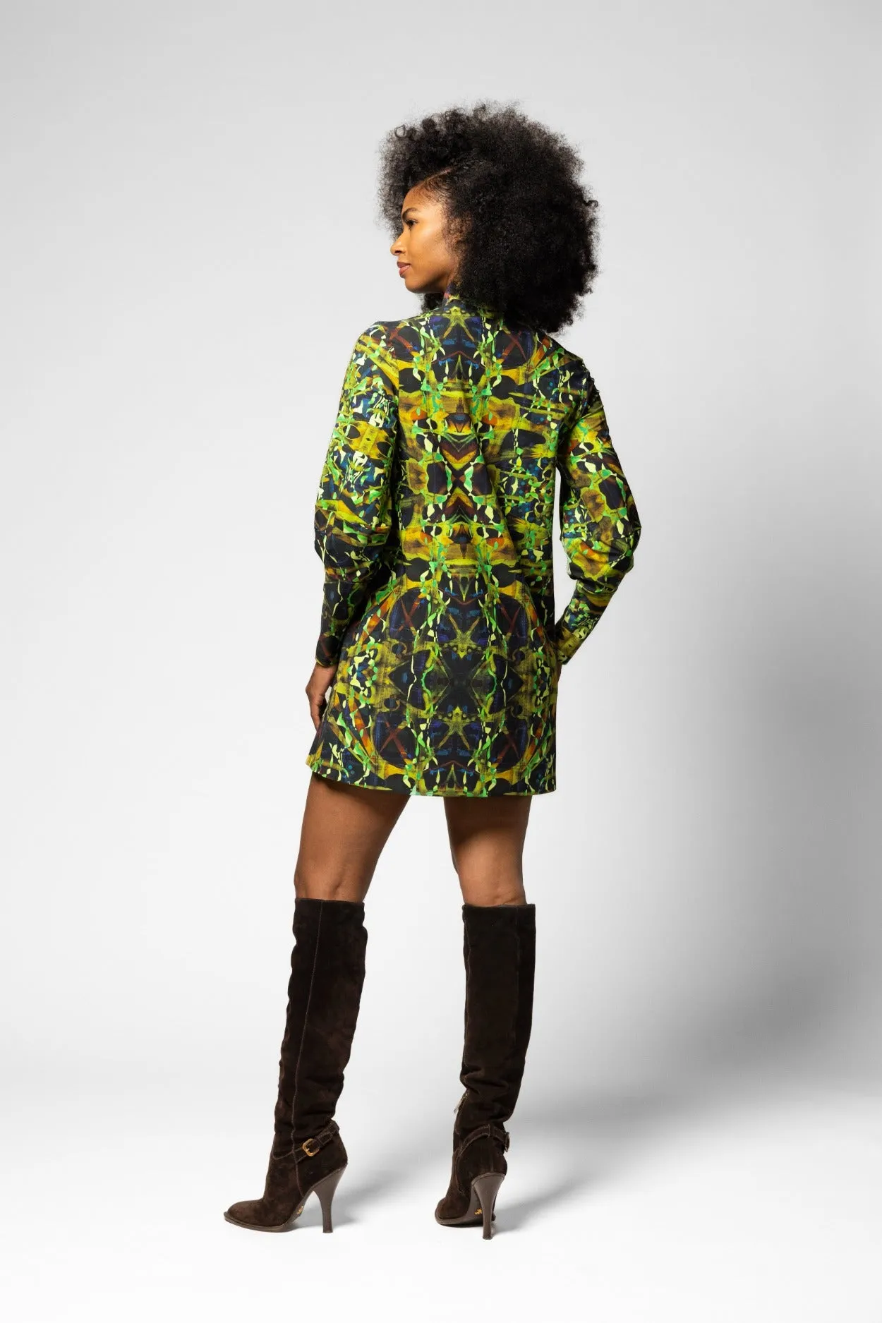 Hikari Mini Tunic - Sendai Print