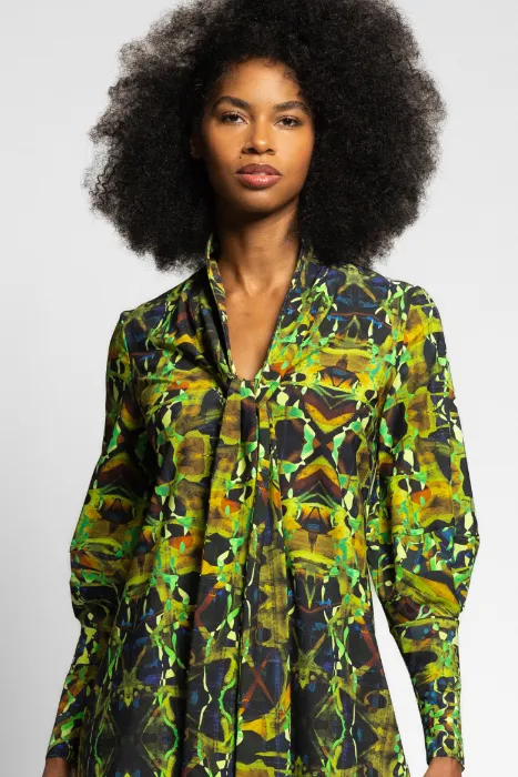 Hikari Mini Tunic - Sendai Print