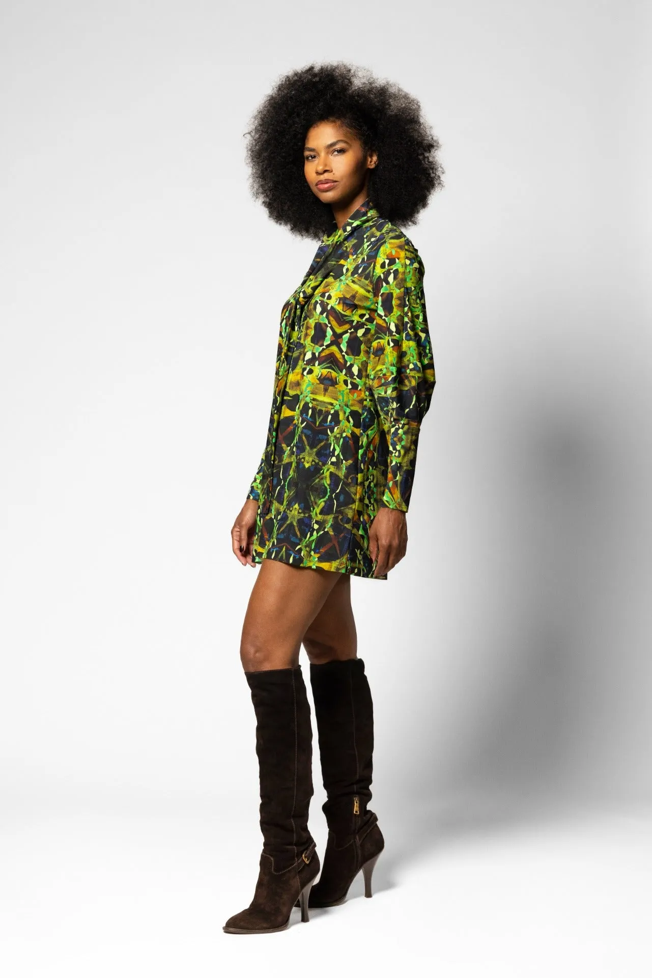 Hikari Mini Tunic - Sendai Print