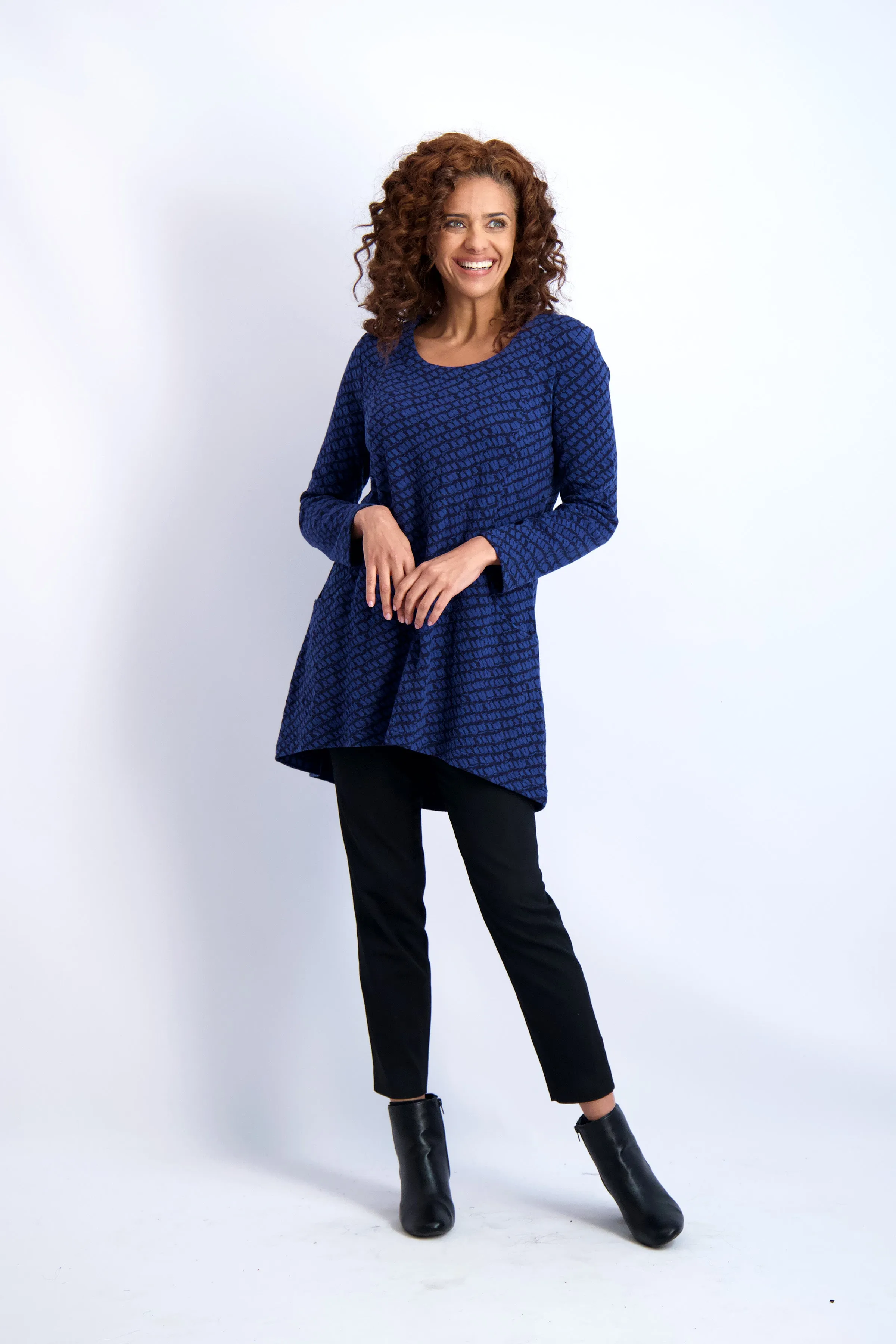 Loki Hi-Lo Tunic Cobalt