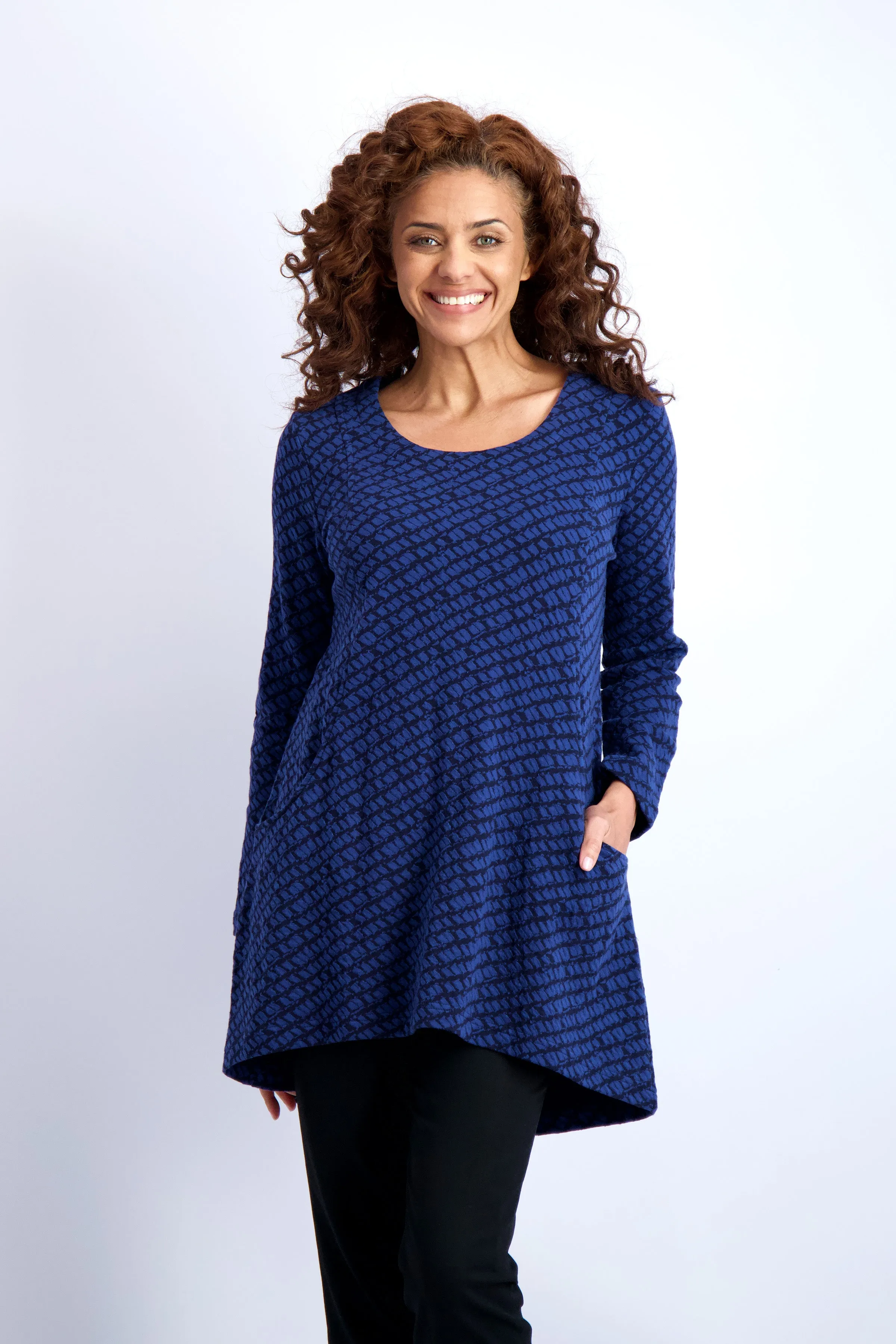 Loki Hi-Lo Tunic Cobalt