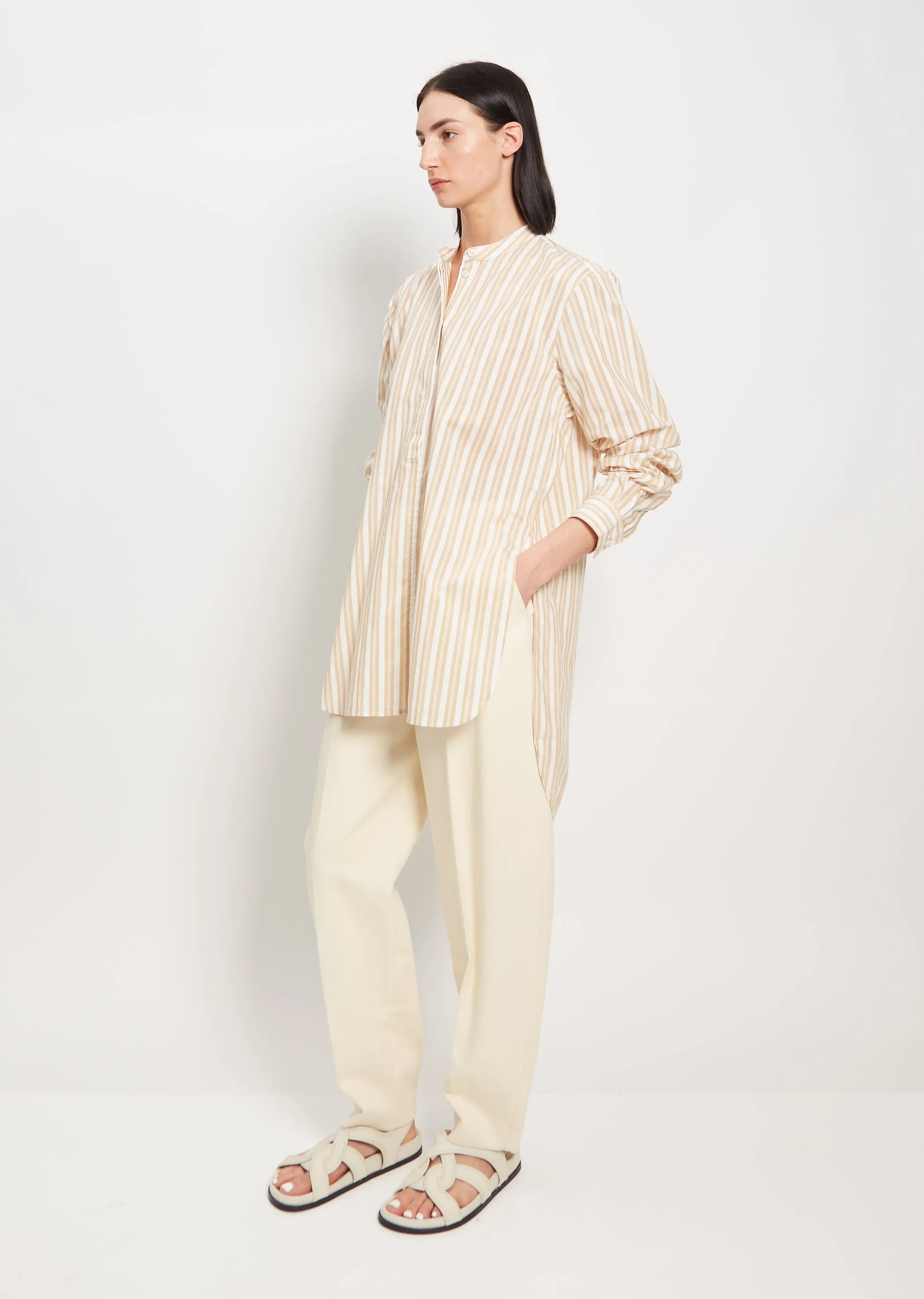 Long Cotton Silk Shirt