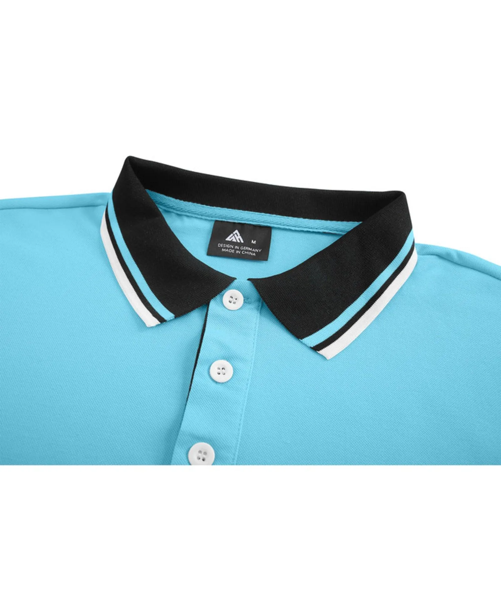 Men's Stand Collar Slim Fit Polo Shirt-ZPK007892