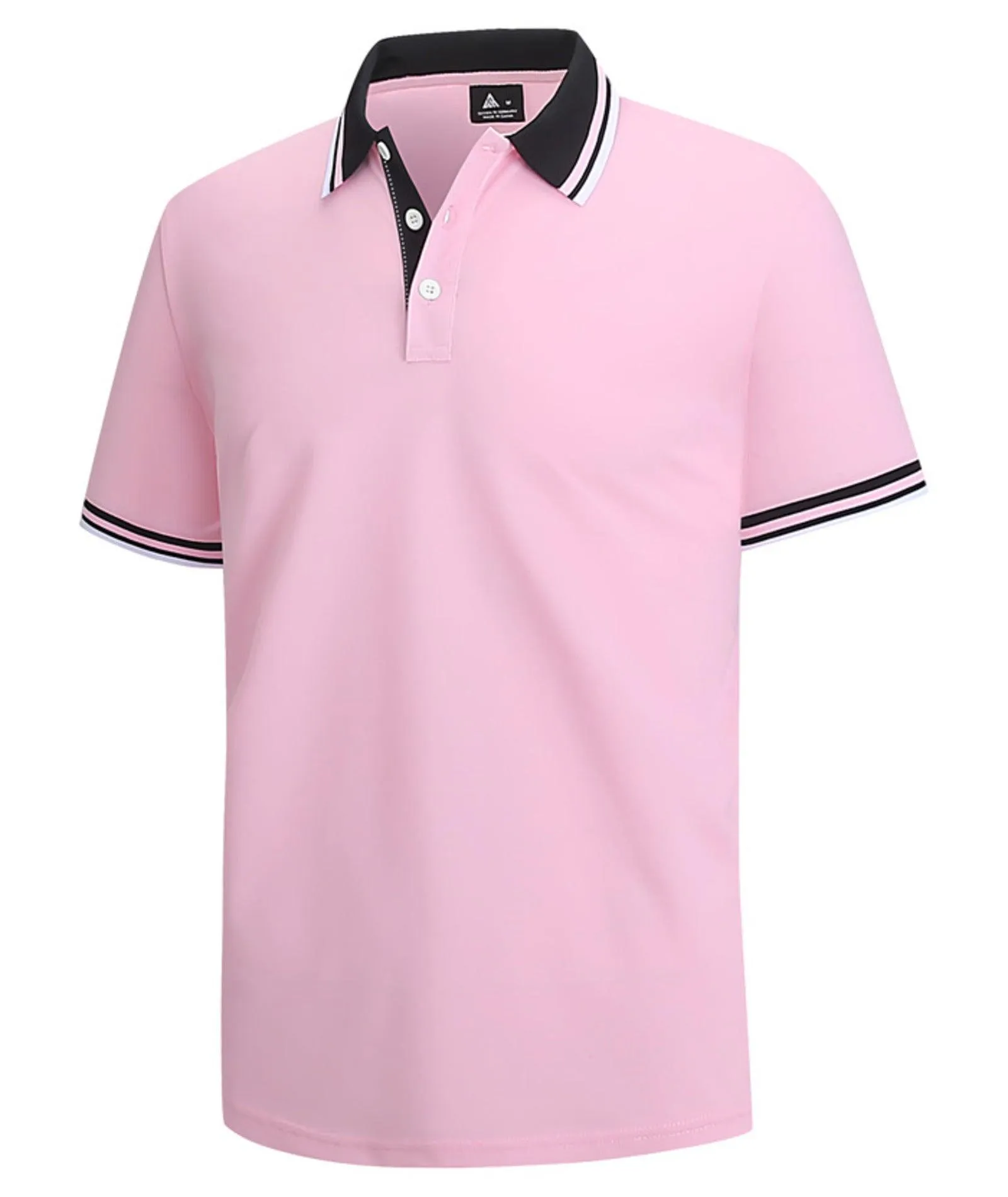 Men's Stand Collar Slim Fit Polo Shirt-ZPK007892