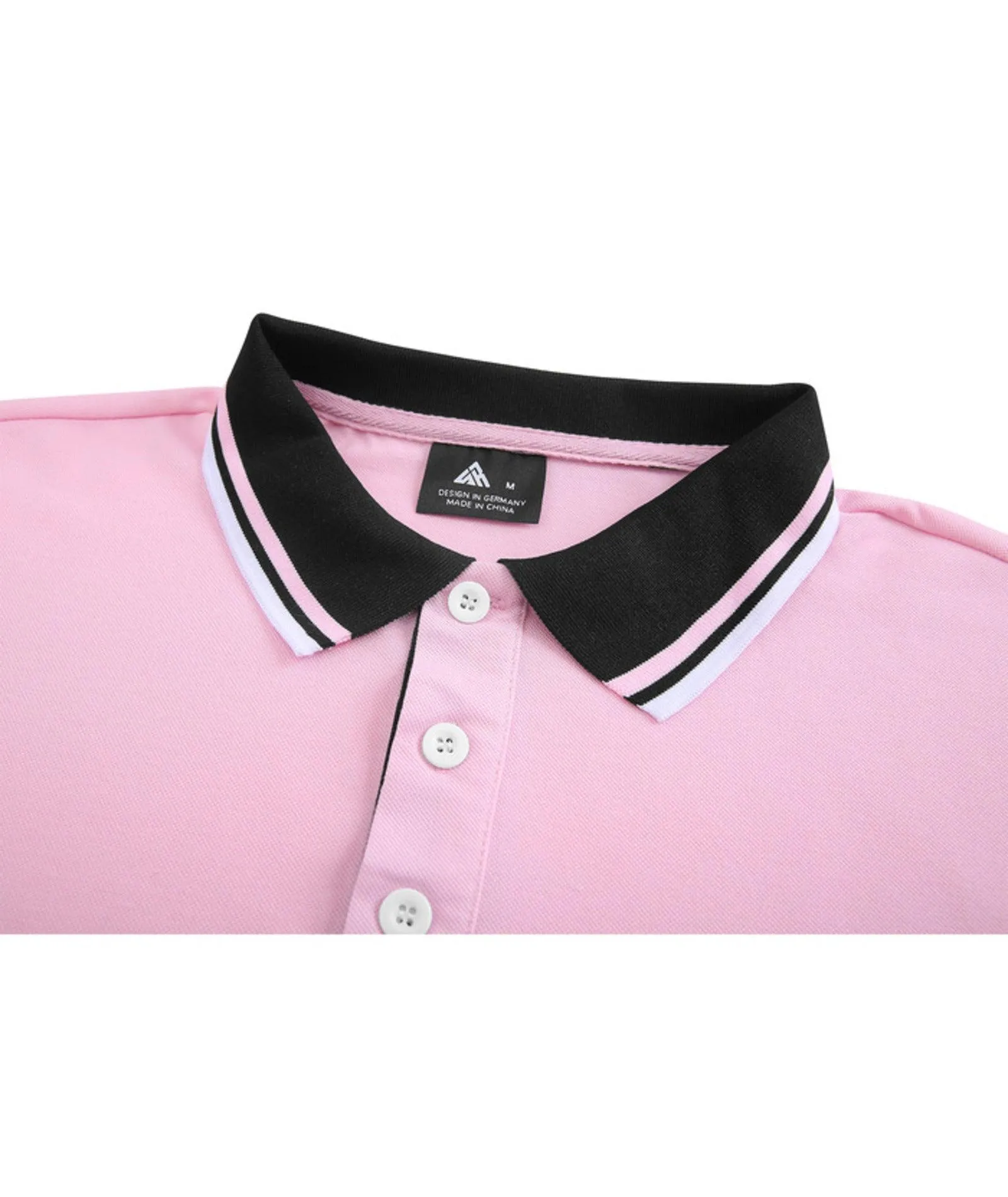 Men's Stand Collar Slim Fit Polo Shirt-ZPK007892