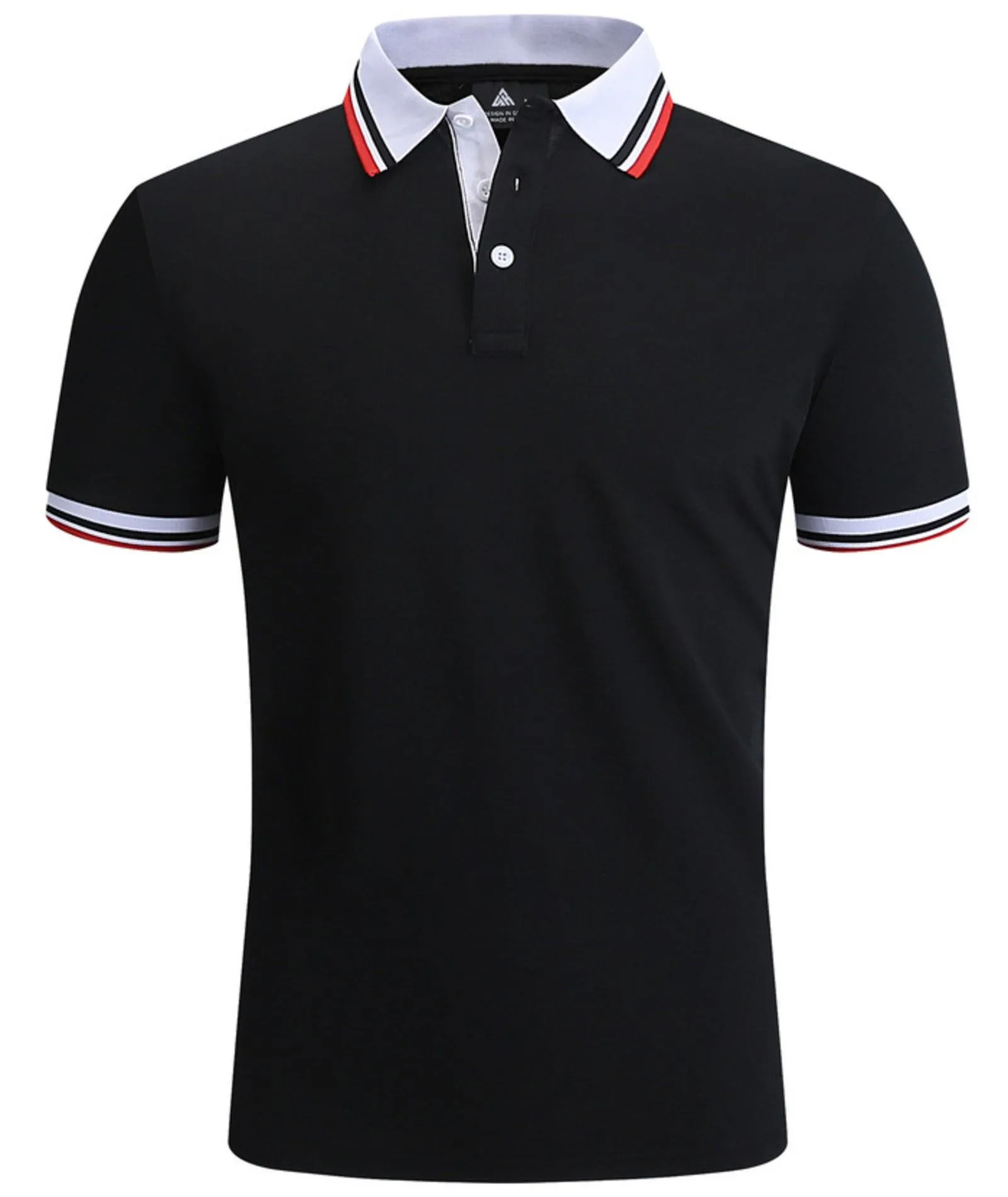 Men's Stand Collar Slim Fit Polo Shirt-ZPK007892