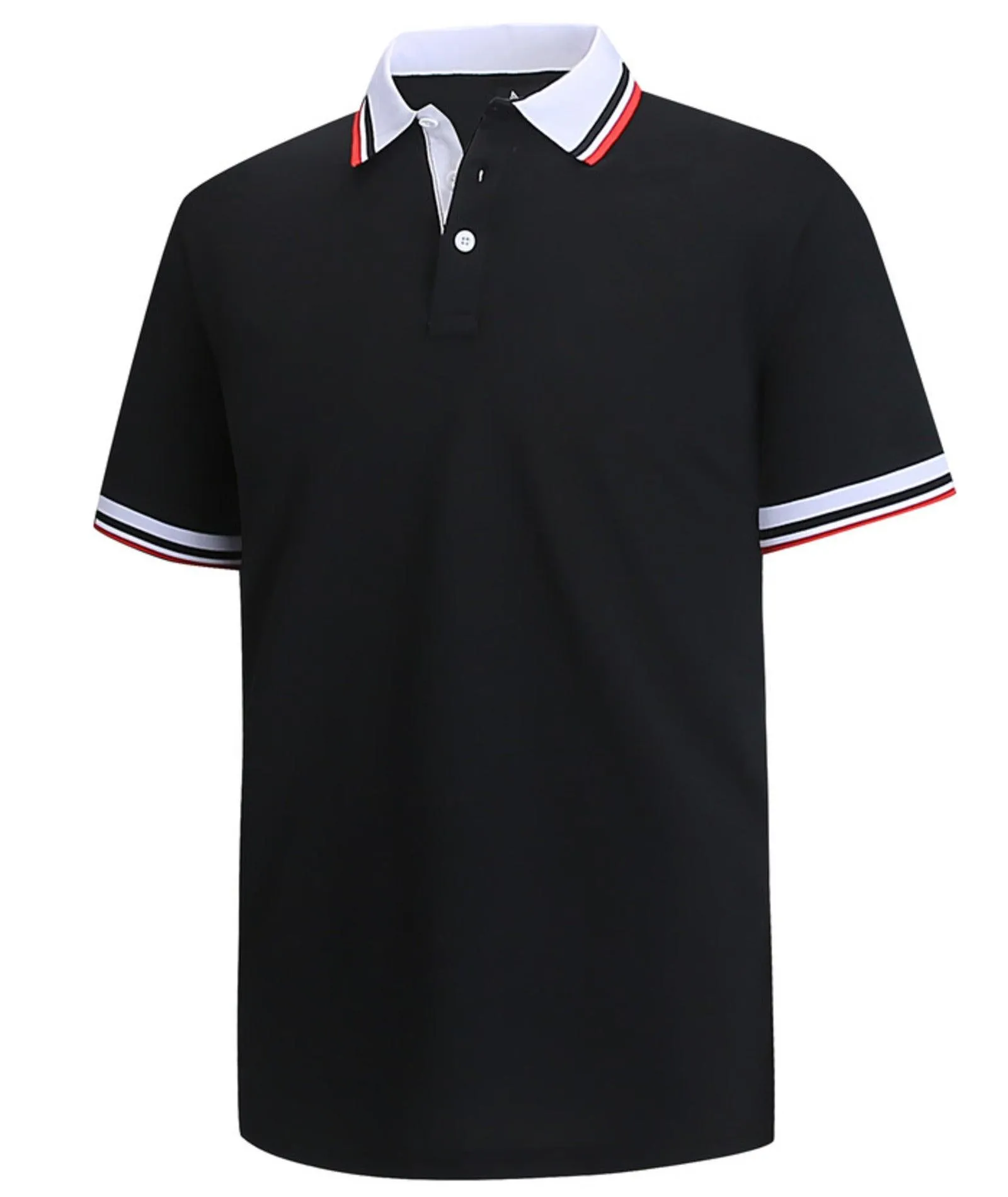 Men's Stand Collar Slim Fit Polo Shirt-ZPK007892