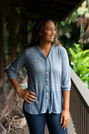 Moonlight Burnout Button Down Tunic