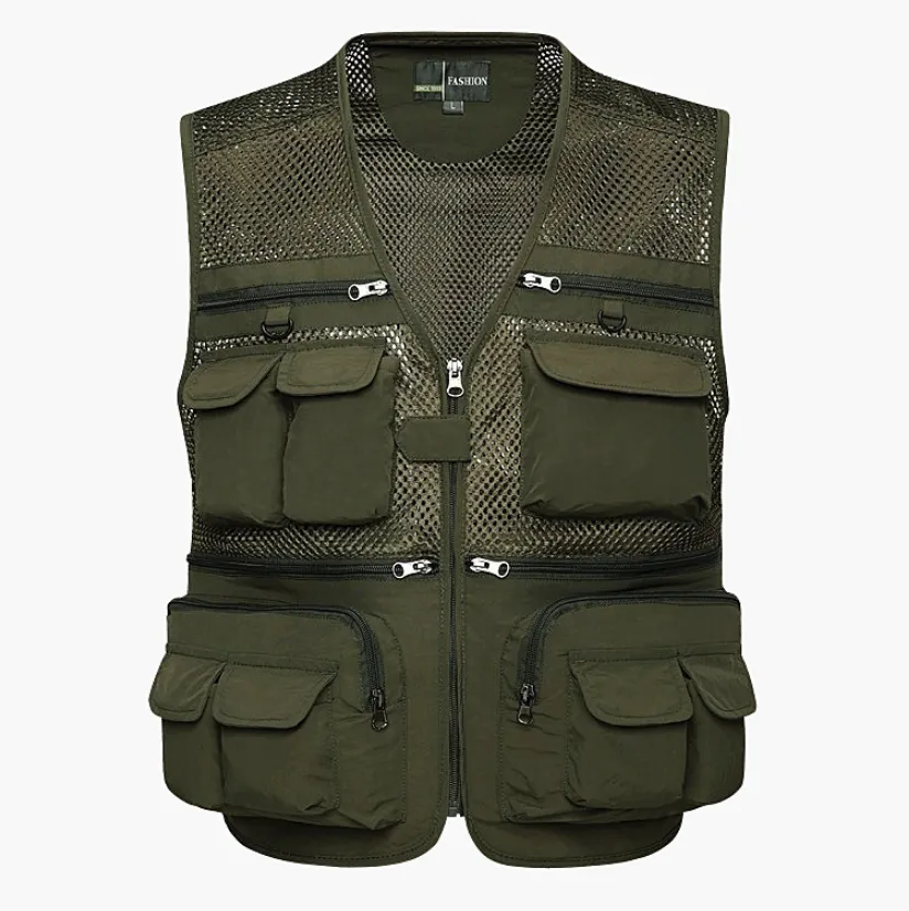 Multi-pocket Men's Professional Photography Vest