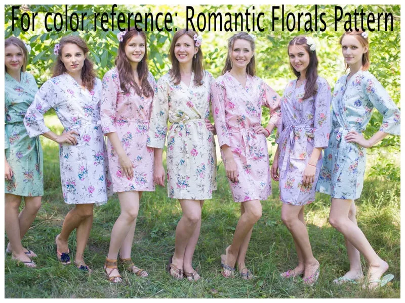 Pink Sun and Sand Style Caftan in Romantic Florals Pattern