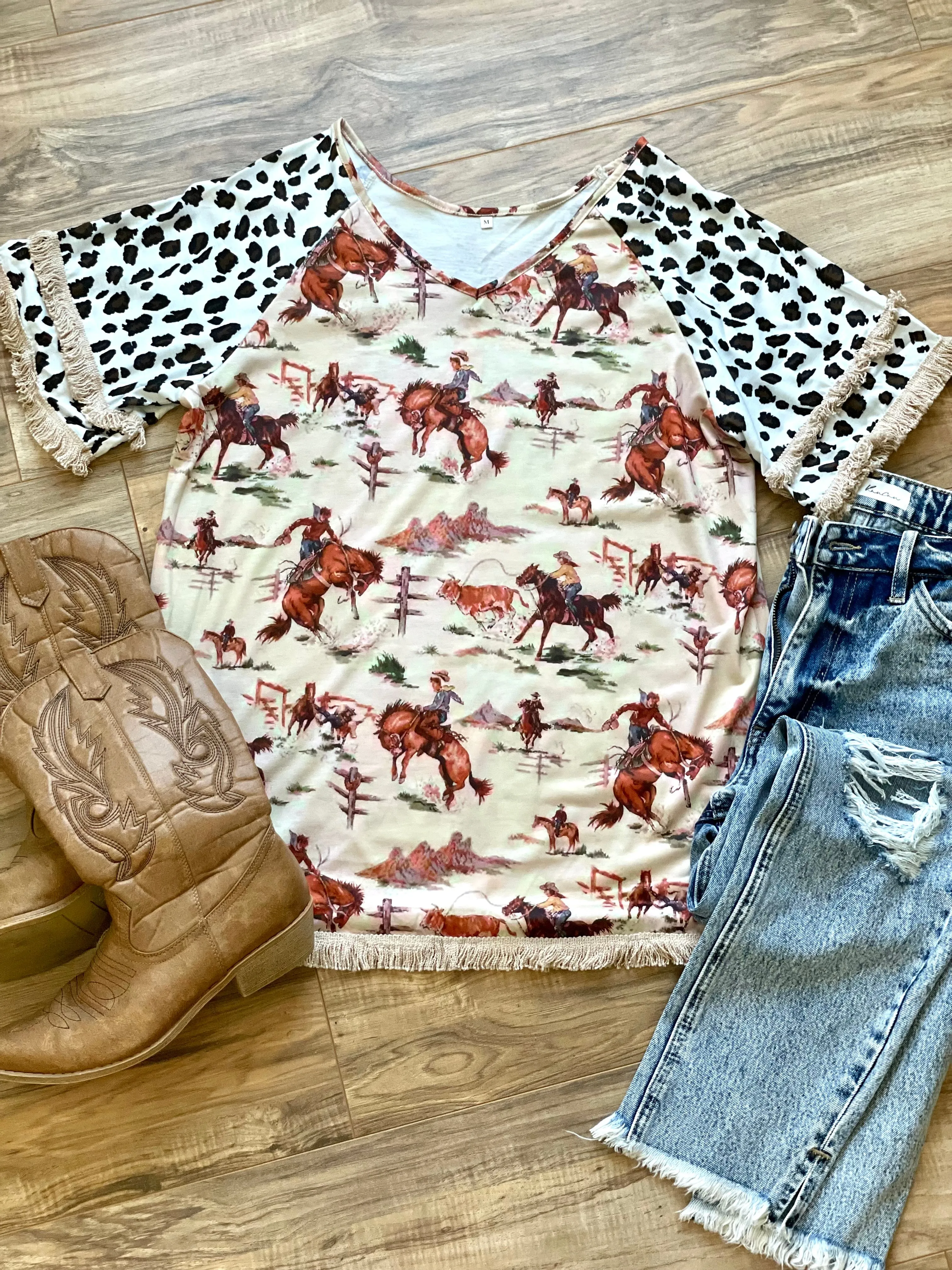 Rodeo Dreams Fringe Top