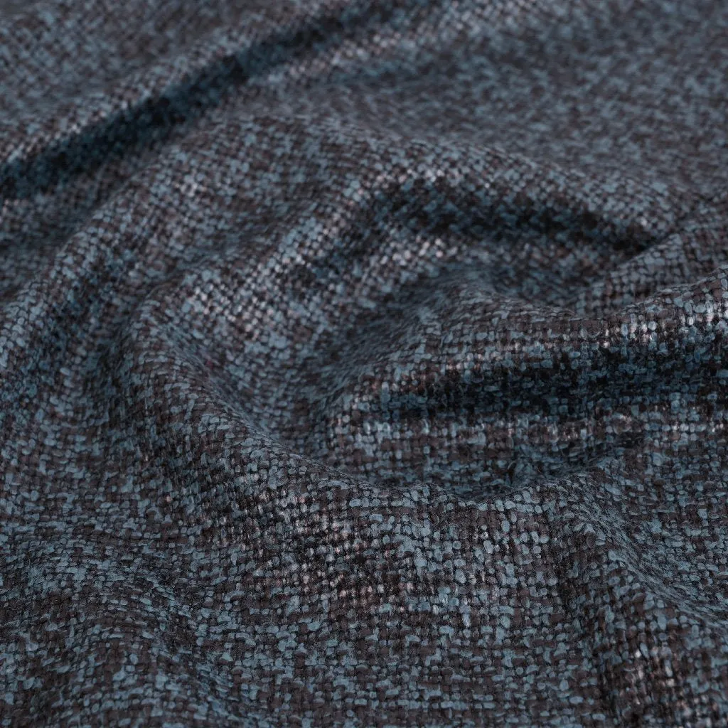 Royal Blue Waxed Bouclé 5683