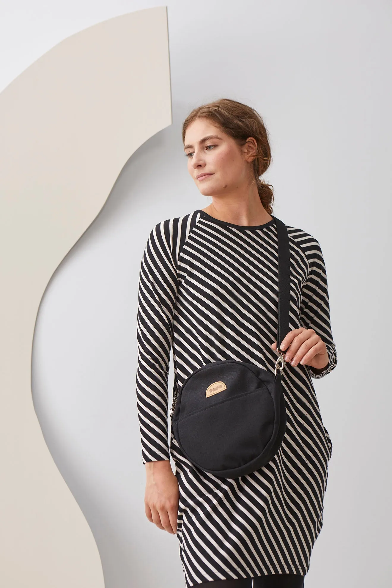 Stripe Tunic Black/Sand