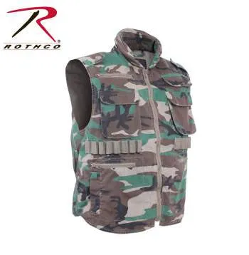 Vintage Washed Camo Vest