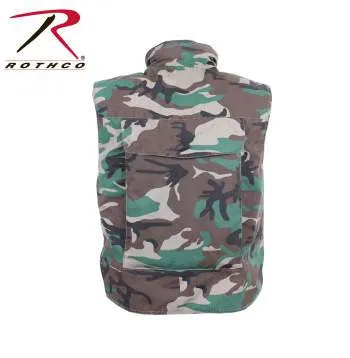 Vintage Washed Camo Vest