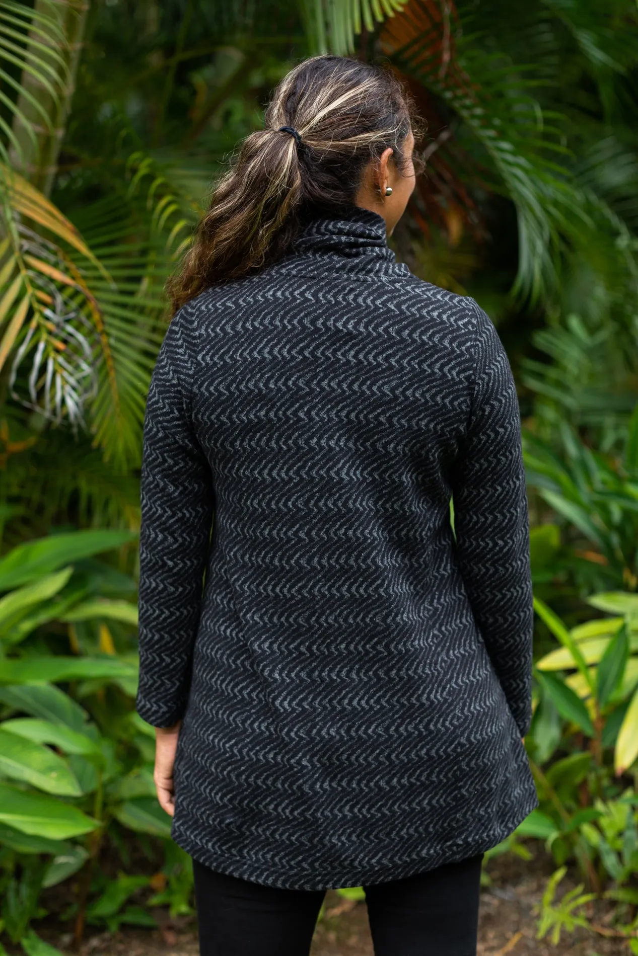 Wave Stripe Weave Tunic