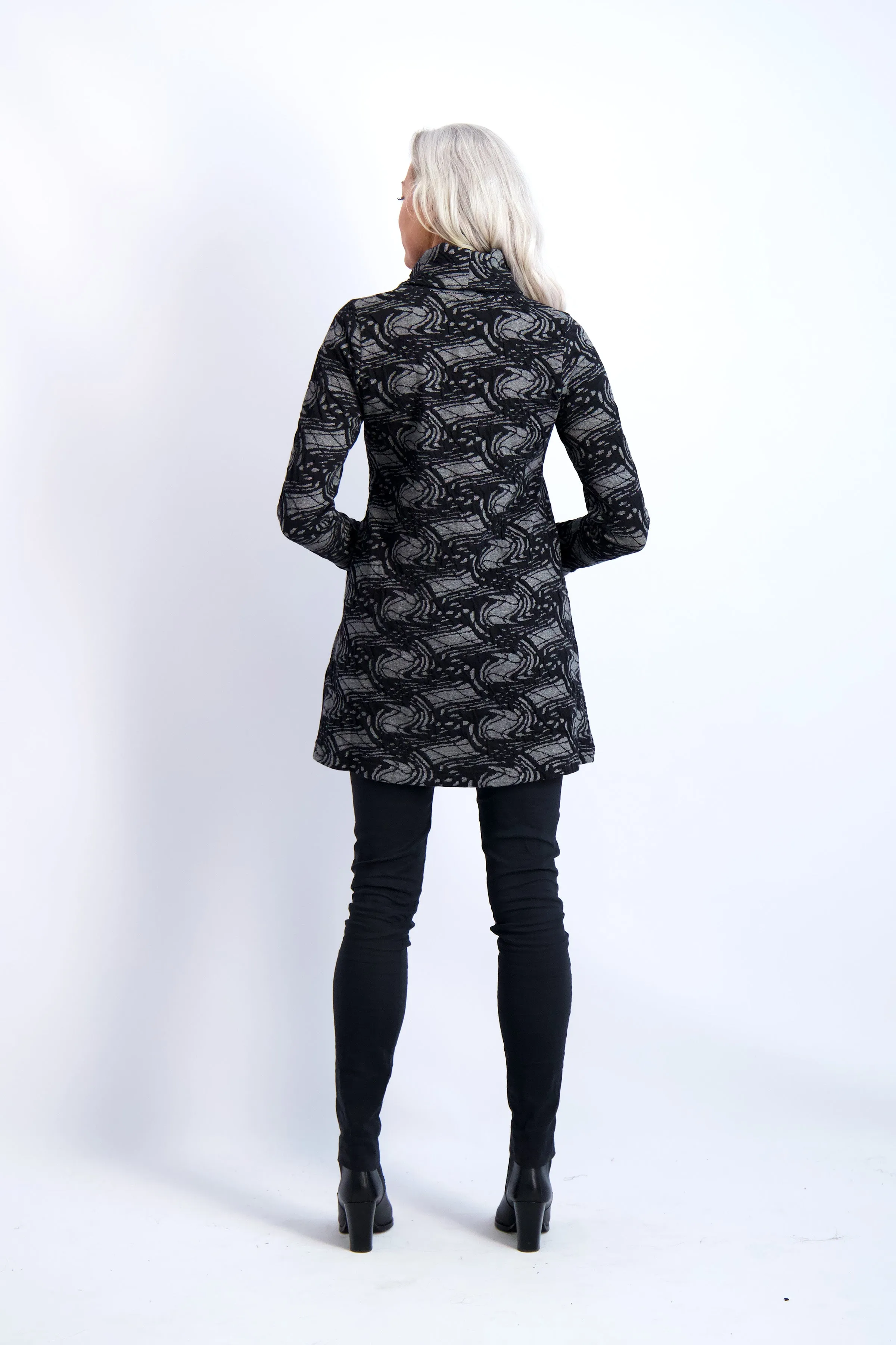 Web Weave Cowl Tunic