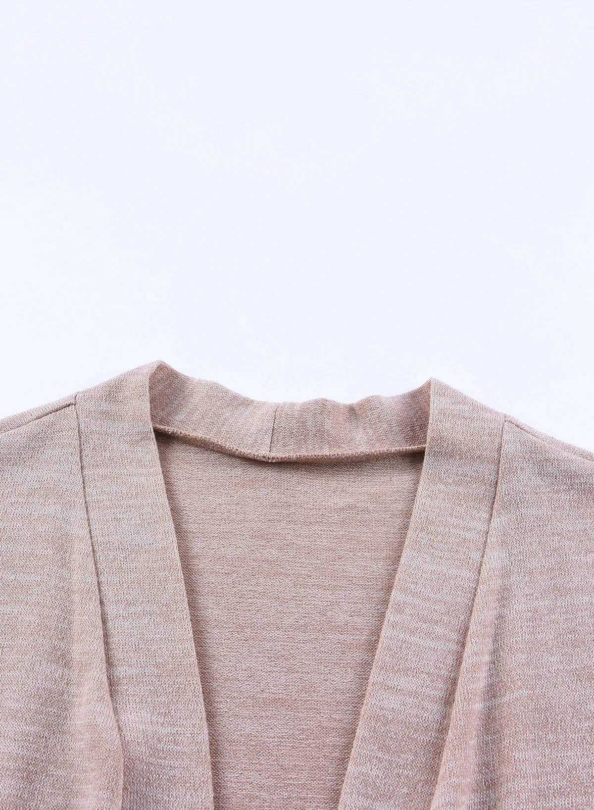 Women's Tunic Back Open Front Cardigan with Pockets