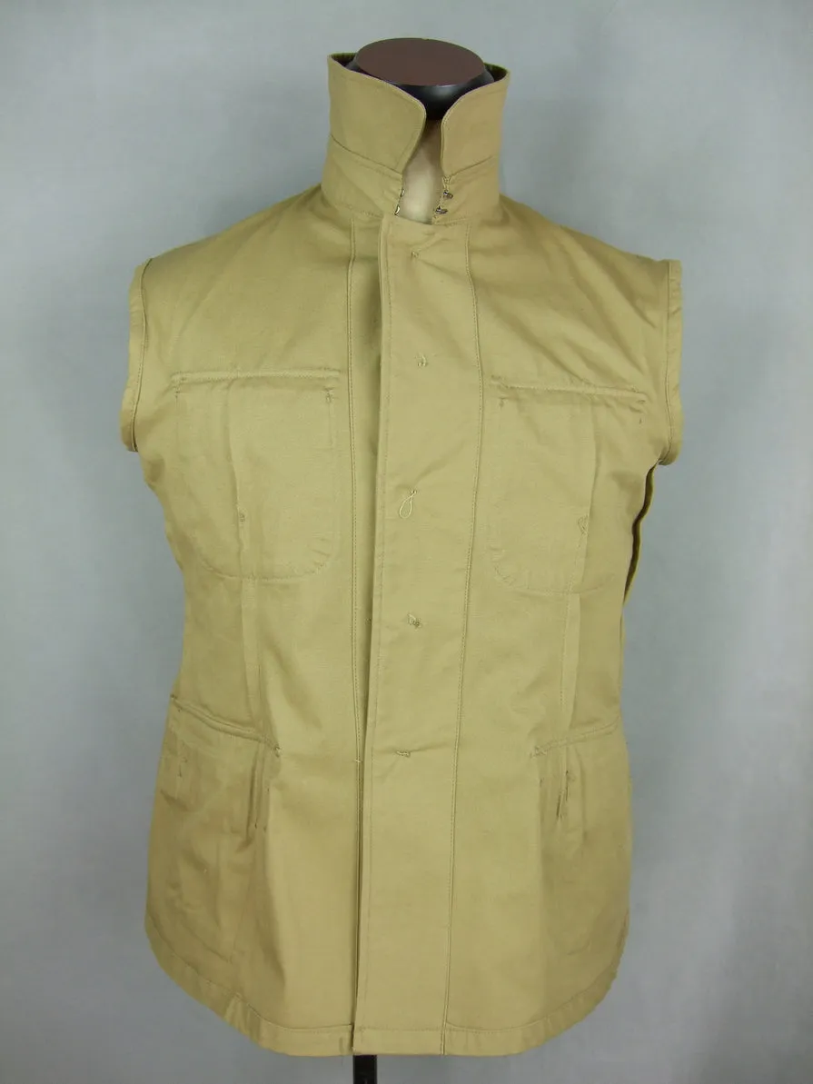 WW2 China KMT Officer Field Jacket Tunic Sand Khaki