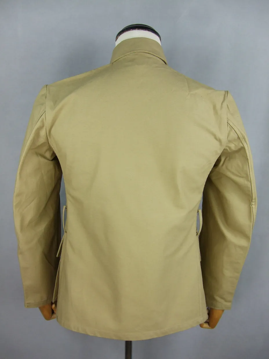 WW2 China KMT Officer Field Jacket Tunic Sand Khaki