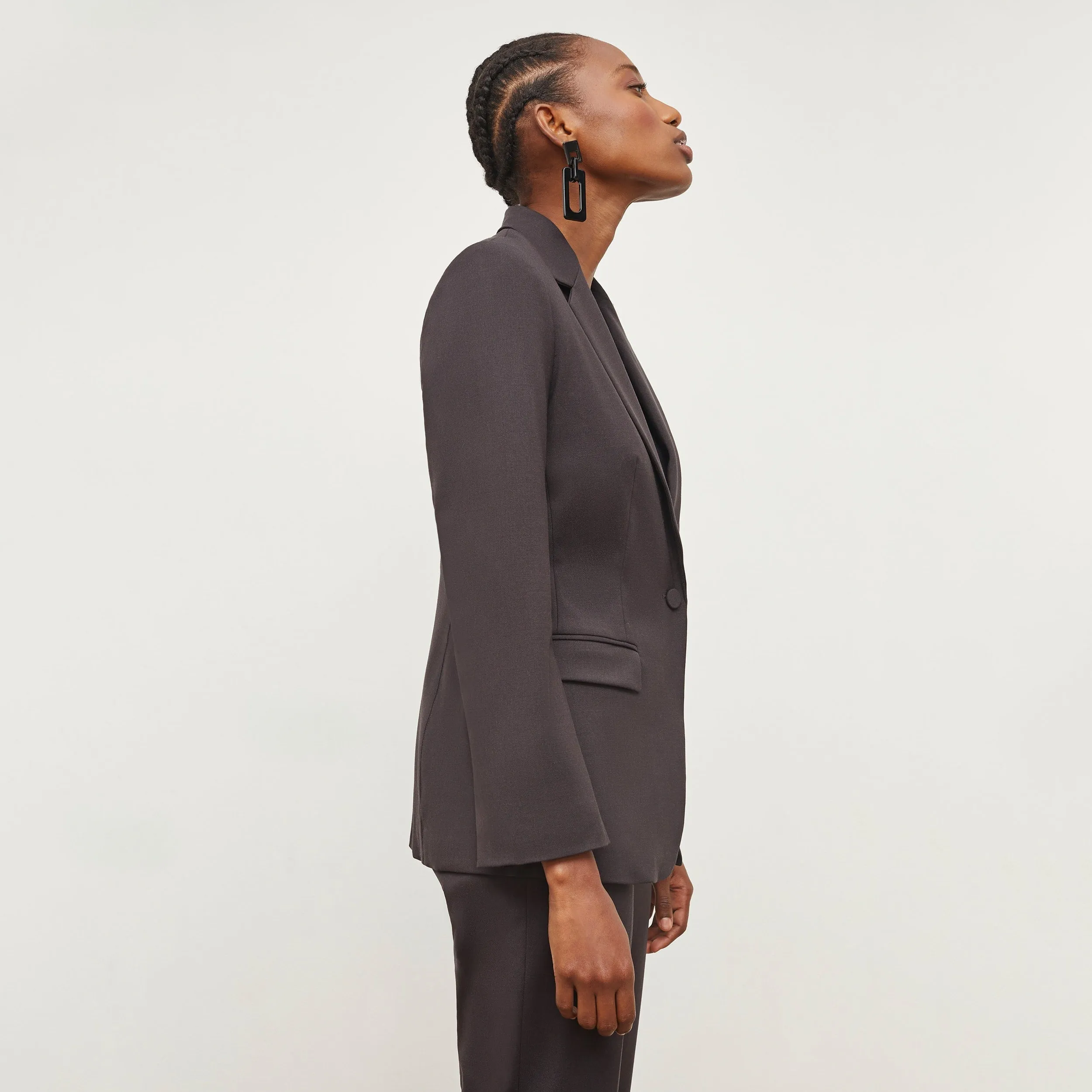 Yiyan Blazer - Wool Twill :: Haze