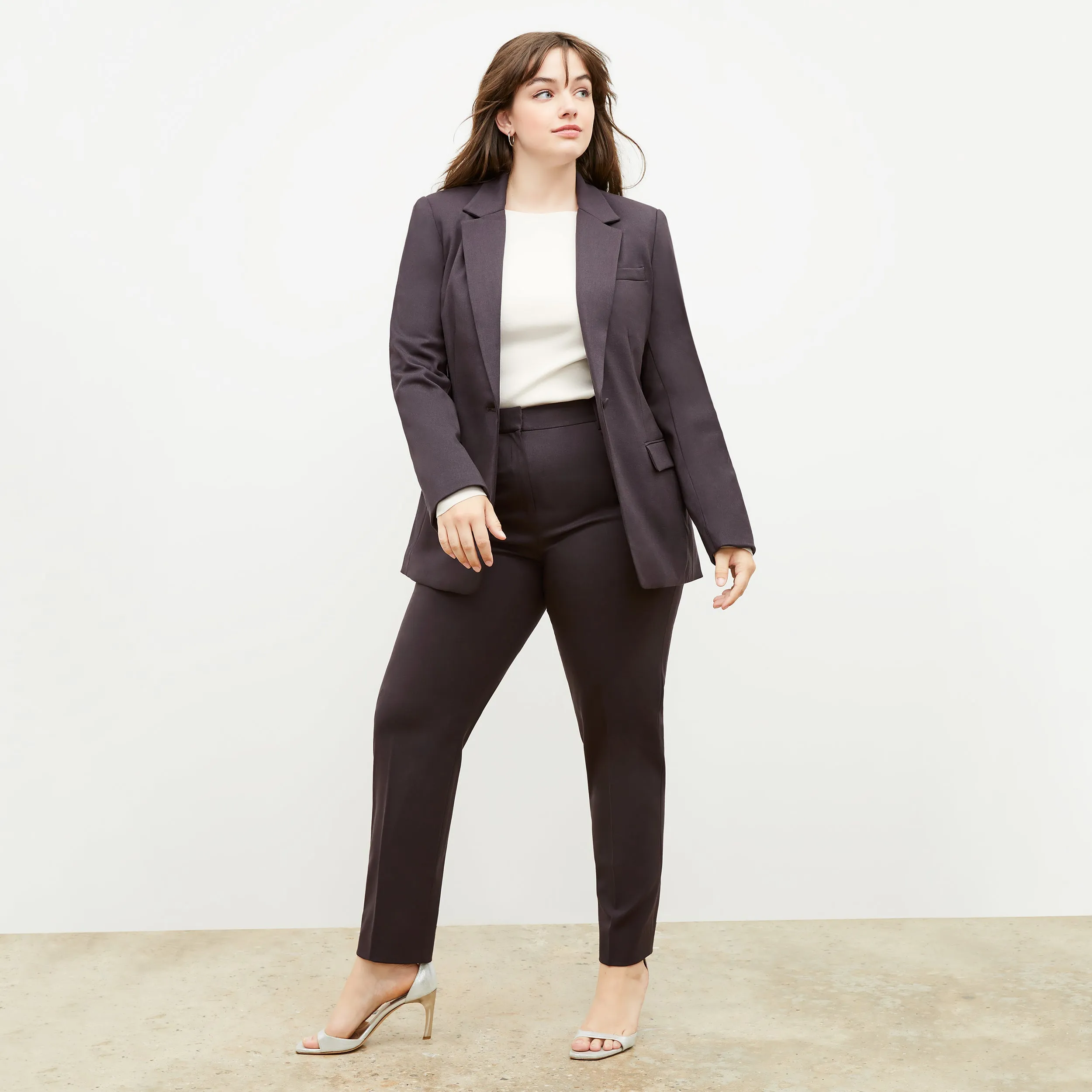 Yiyan Blazer - Wool Twill :: Haze
