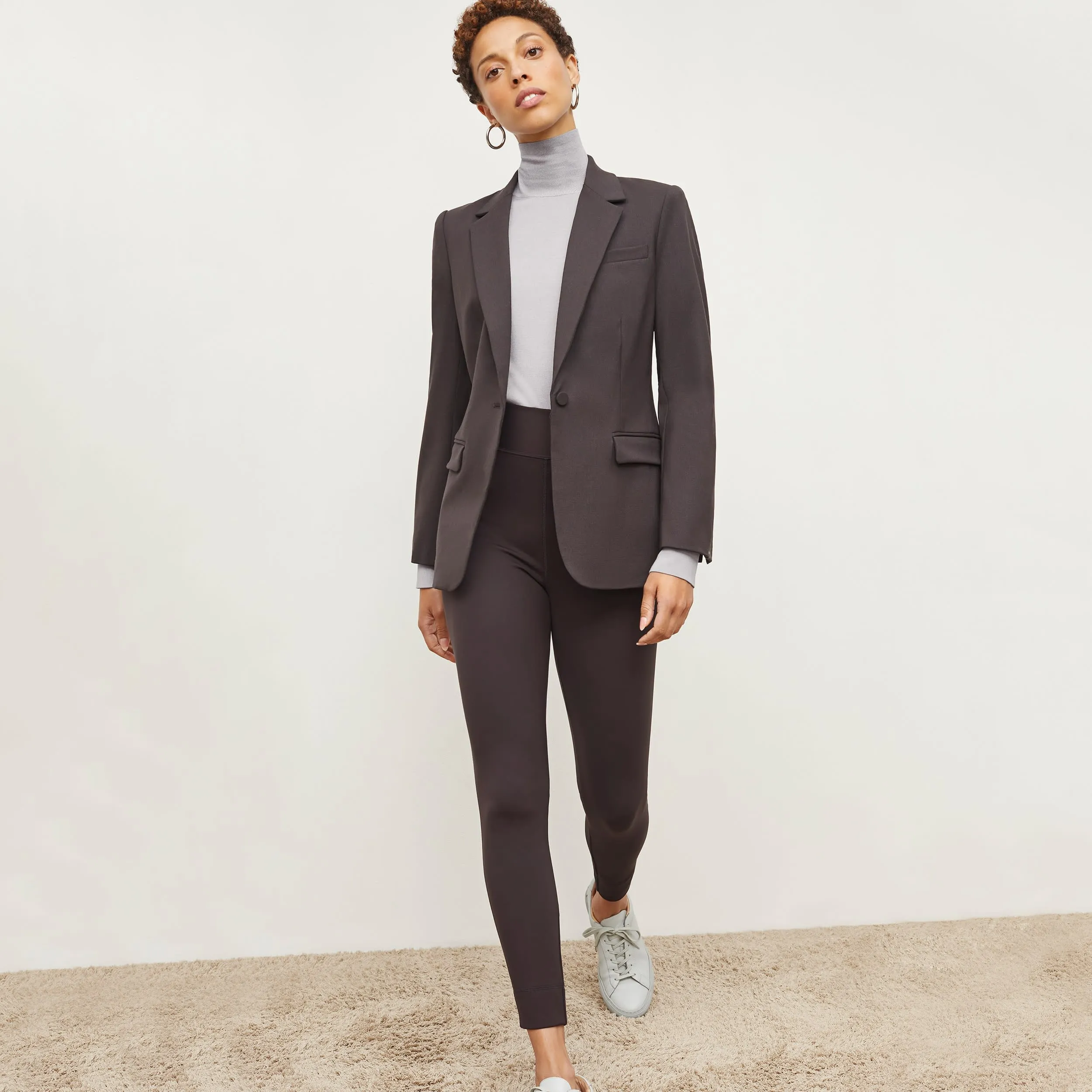 Yiyan Blazer - Wool Twill :: Haze
