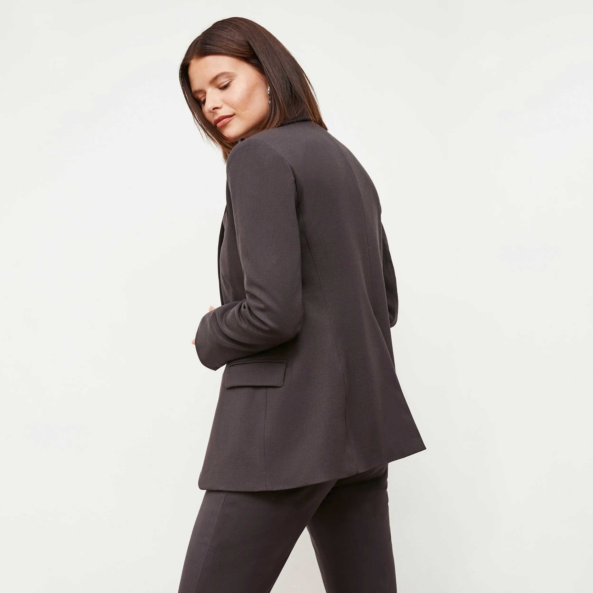 Yiyan Blazer - Wool Twill :: Haze